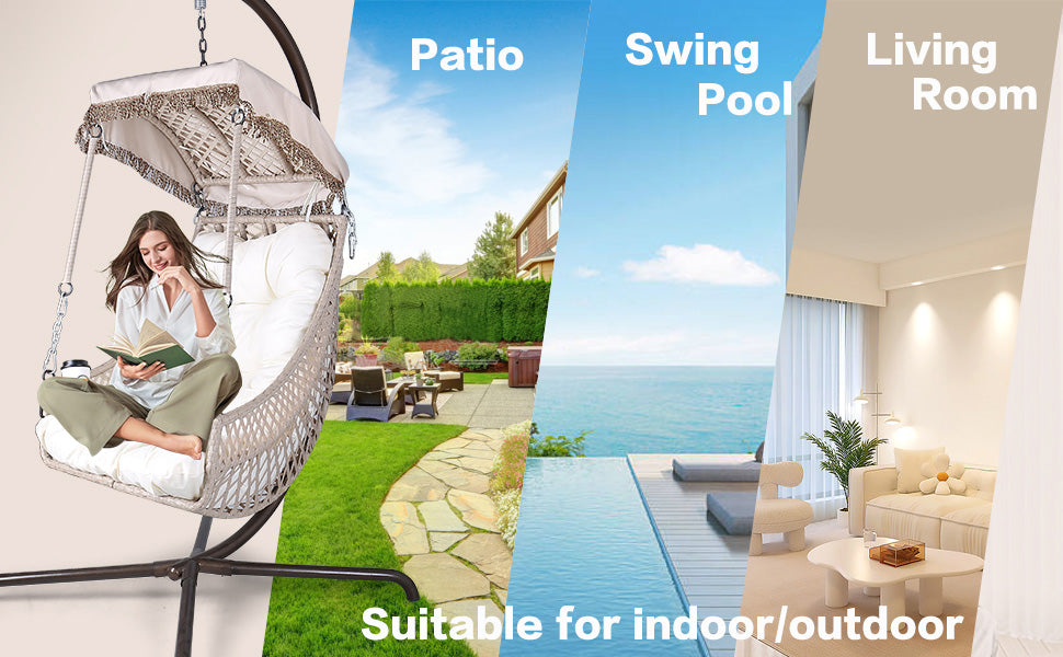 Swing Egg Chair with Stand