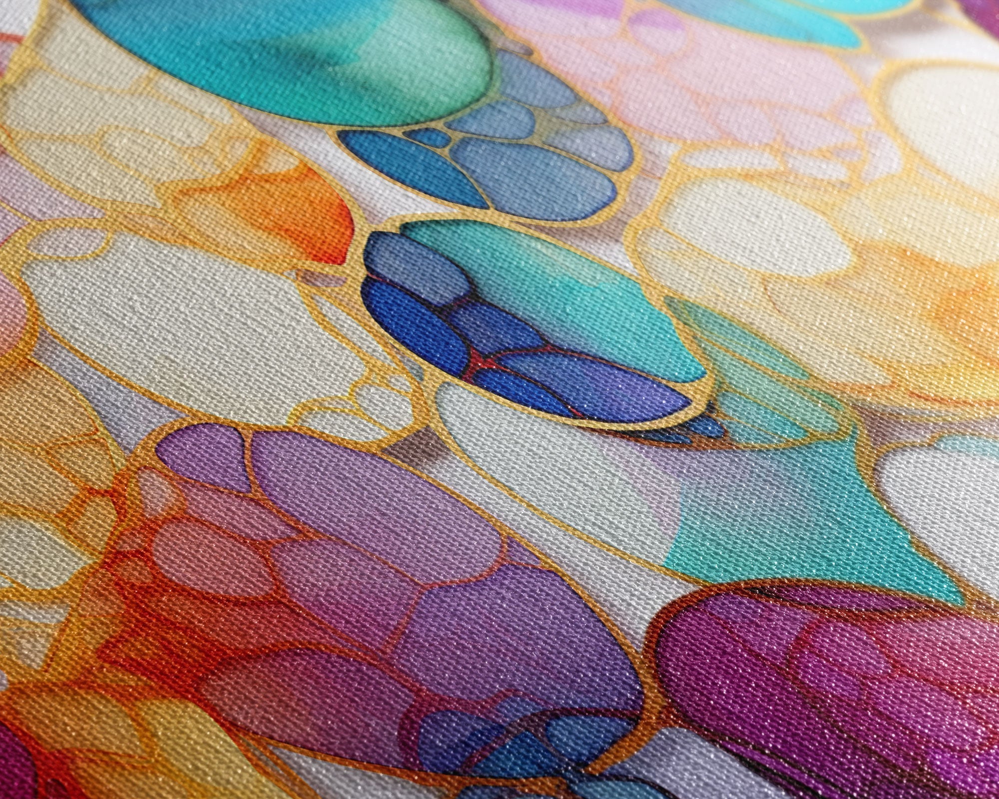 Vibrant Wall Print, Canvas Print, 3 Piece Wall Art