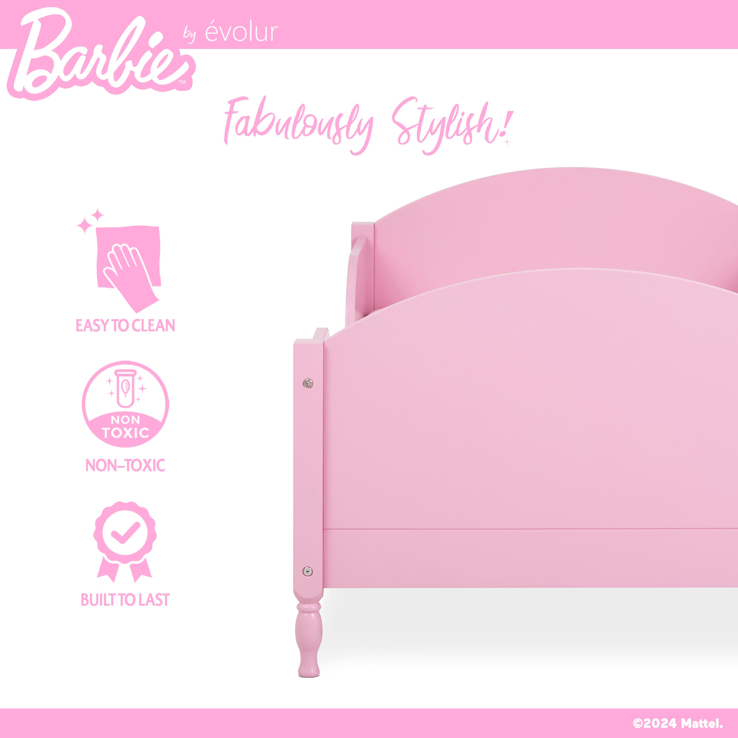 Barbie by Evolur Dreamscape Toddler Bed