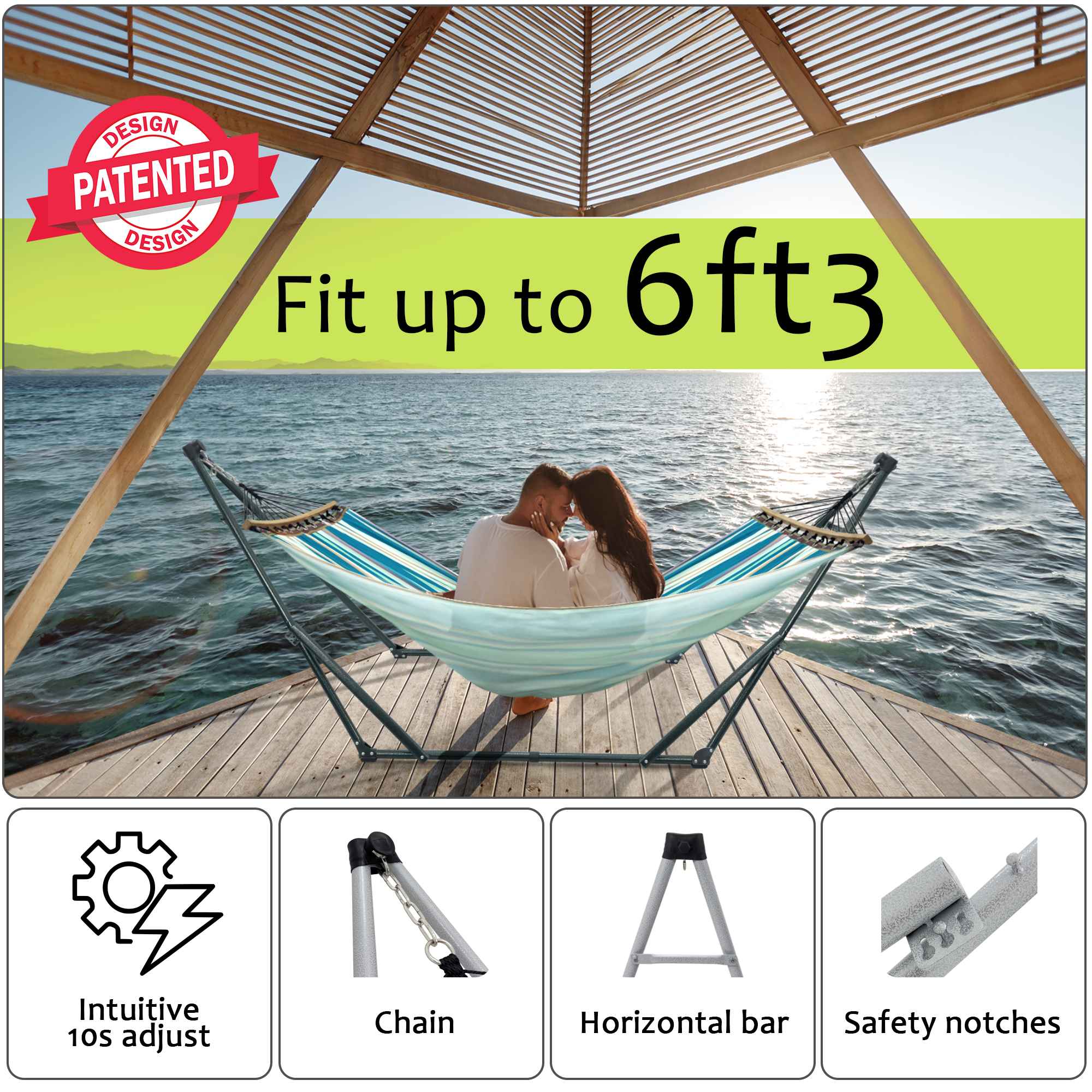 Tranquillo Universal Canvas Hammock - Medium Size