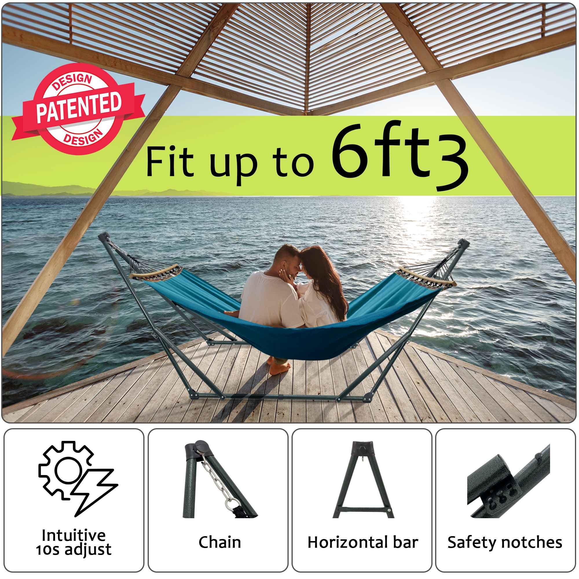 Tranquillo Universal Canvas Hammock - Medium Size
