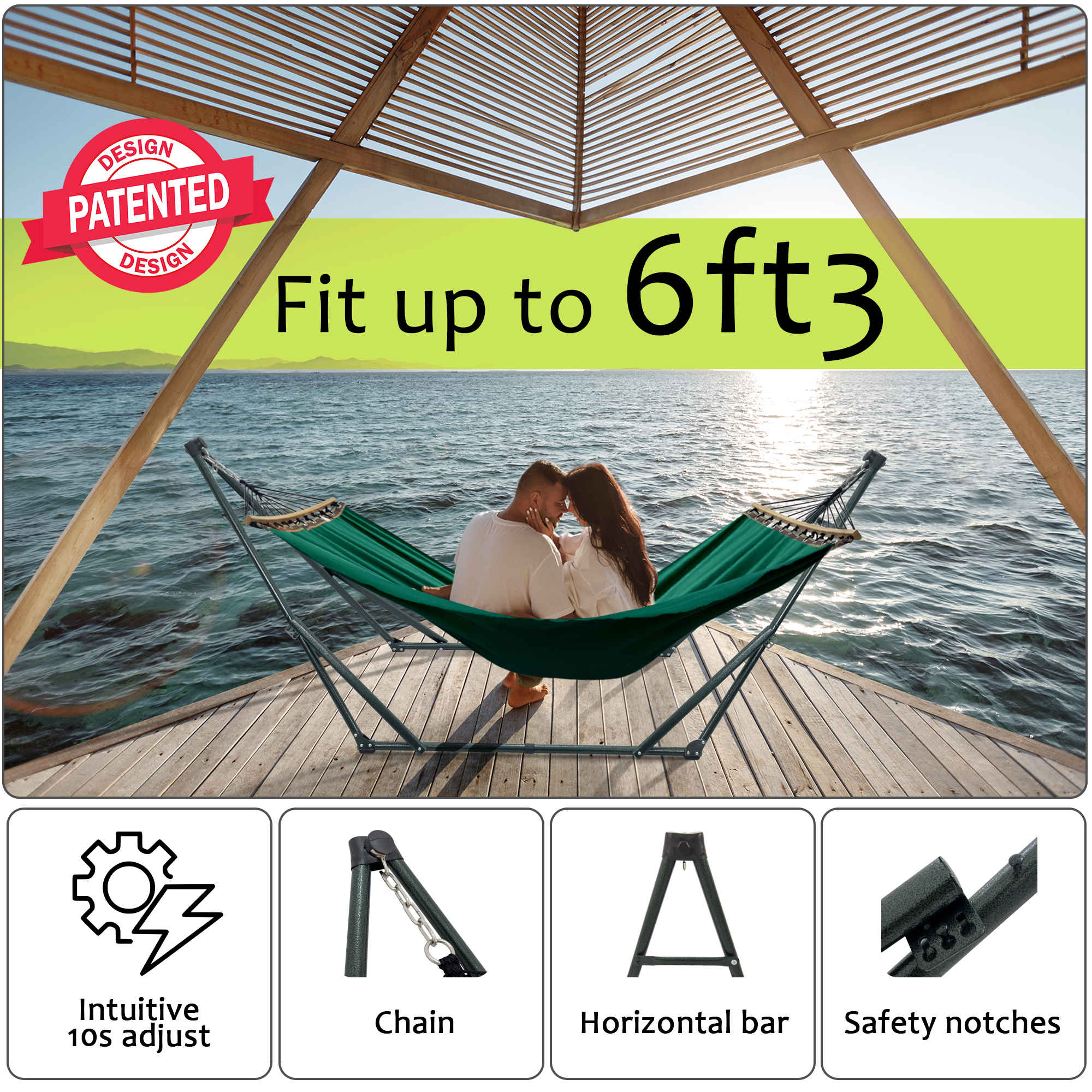 Tranquillo Universal Canvas Hammock - Medium Size