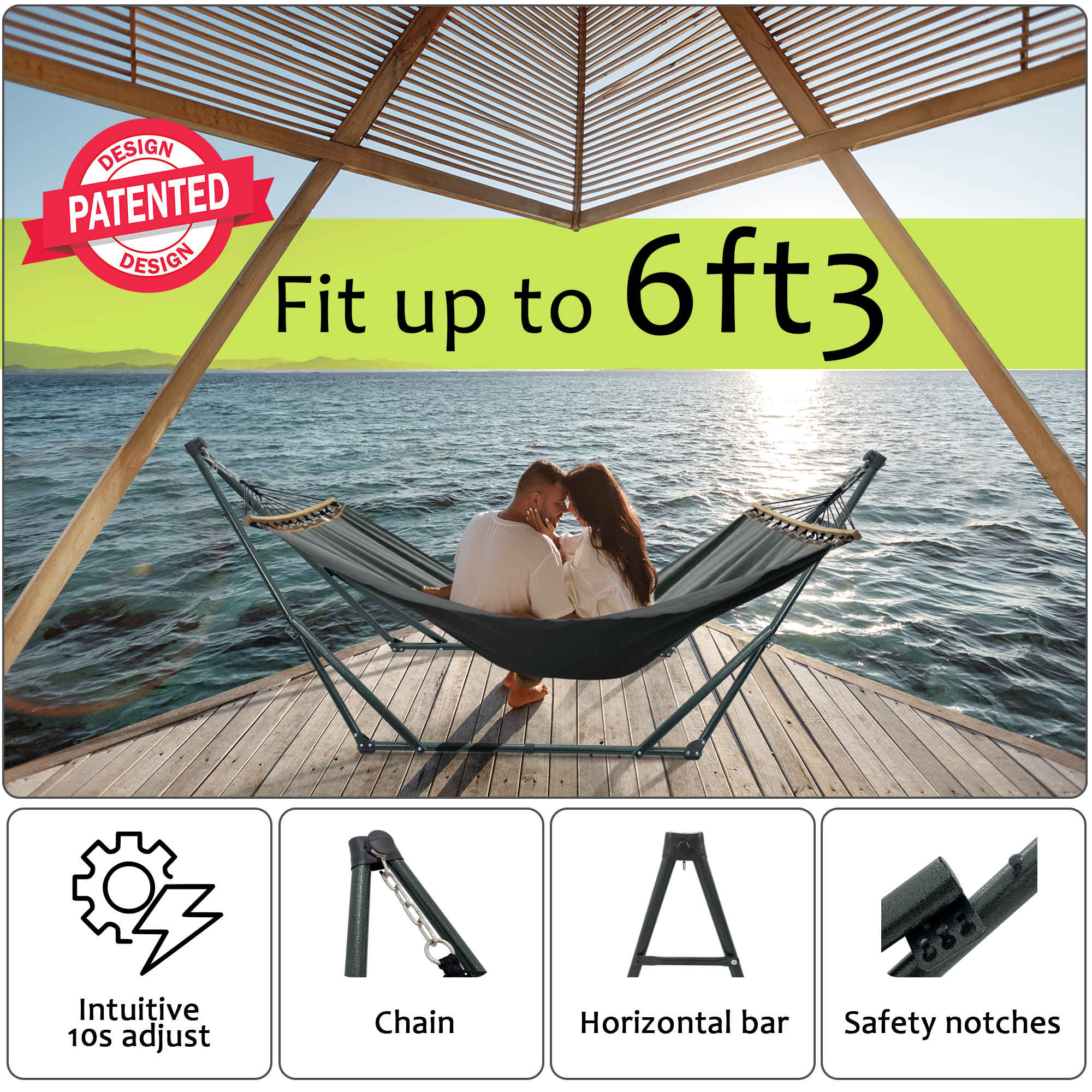 Tranquillo Universal Canvas Hammock - Medium Size