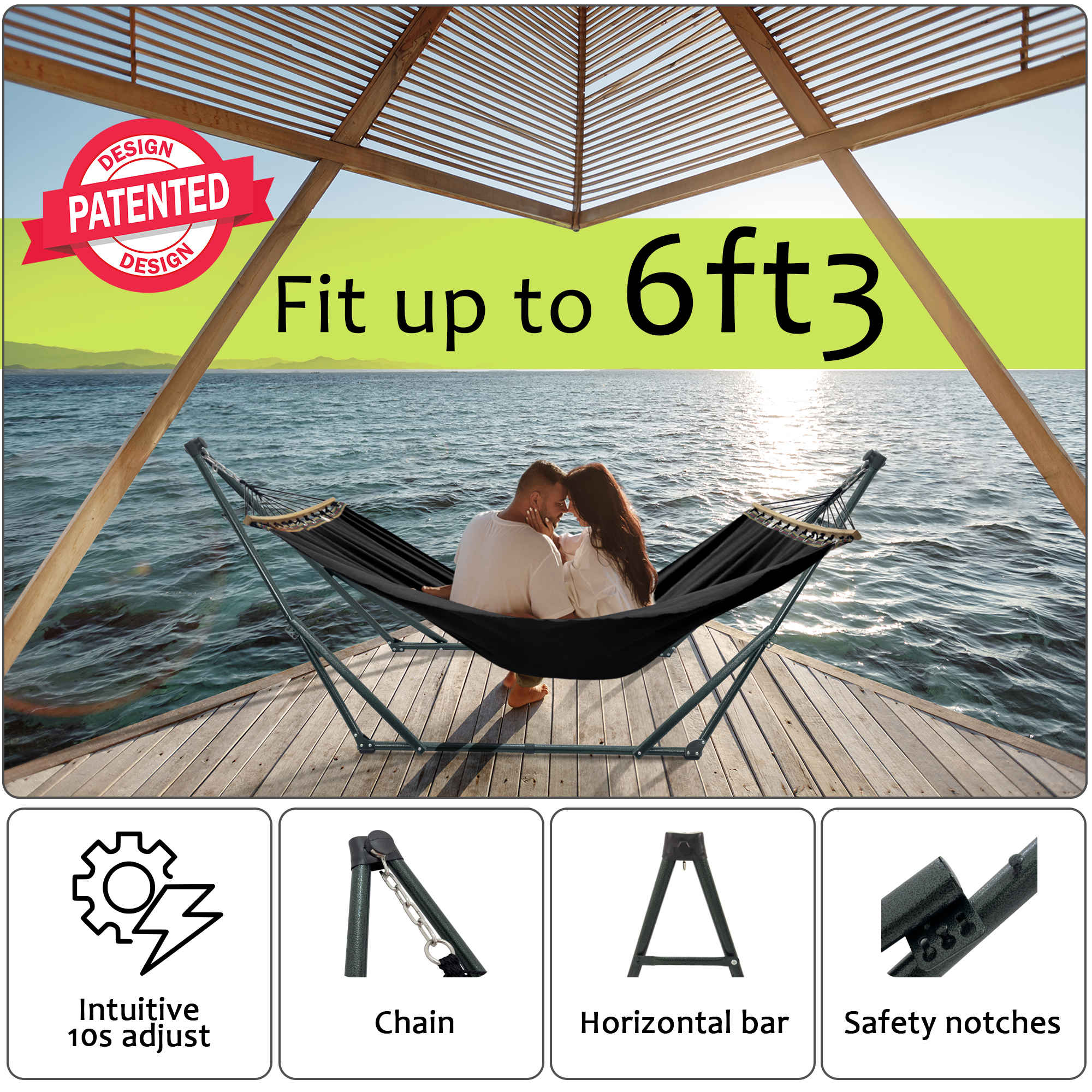 Tranquillo Universal Canvas Hammock - Medium Size