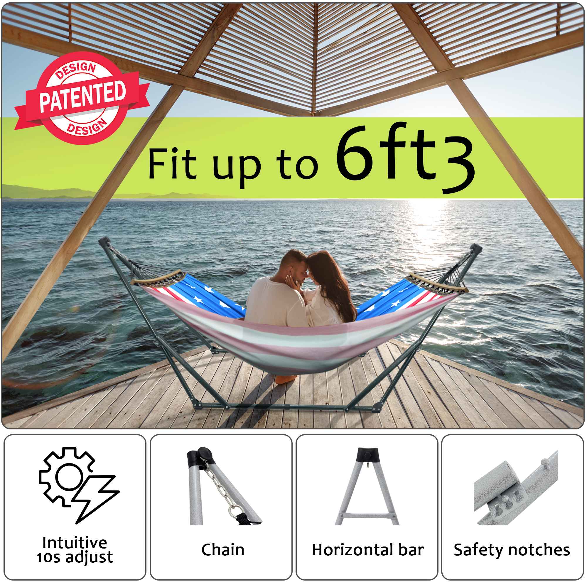 Tranquillo Universal Canvas Hammock - Medium Size