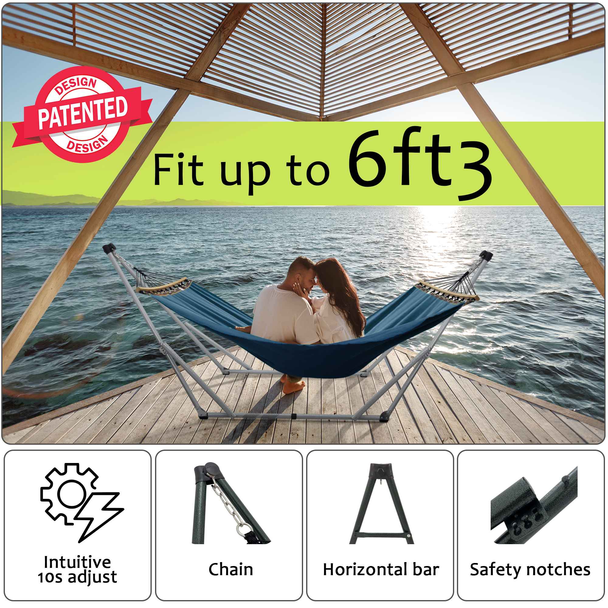 Tranquillo Universal Canvas Hammock - Medium Size
