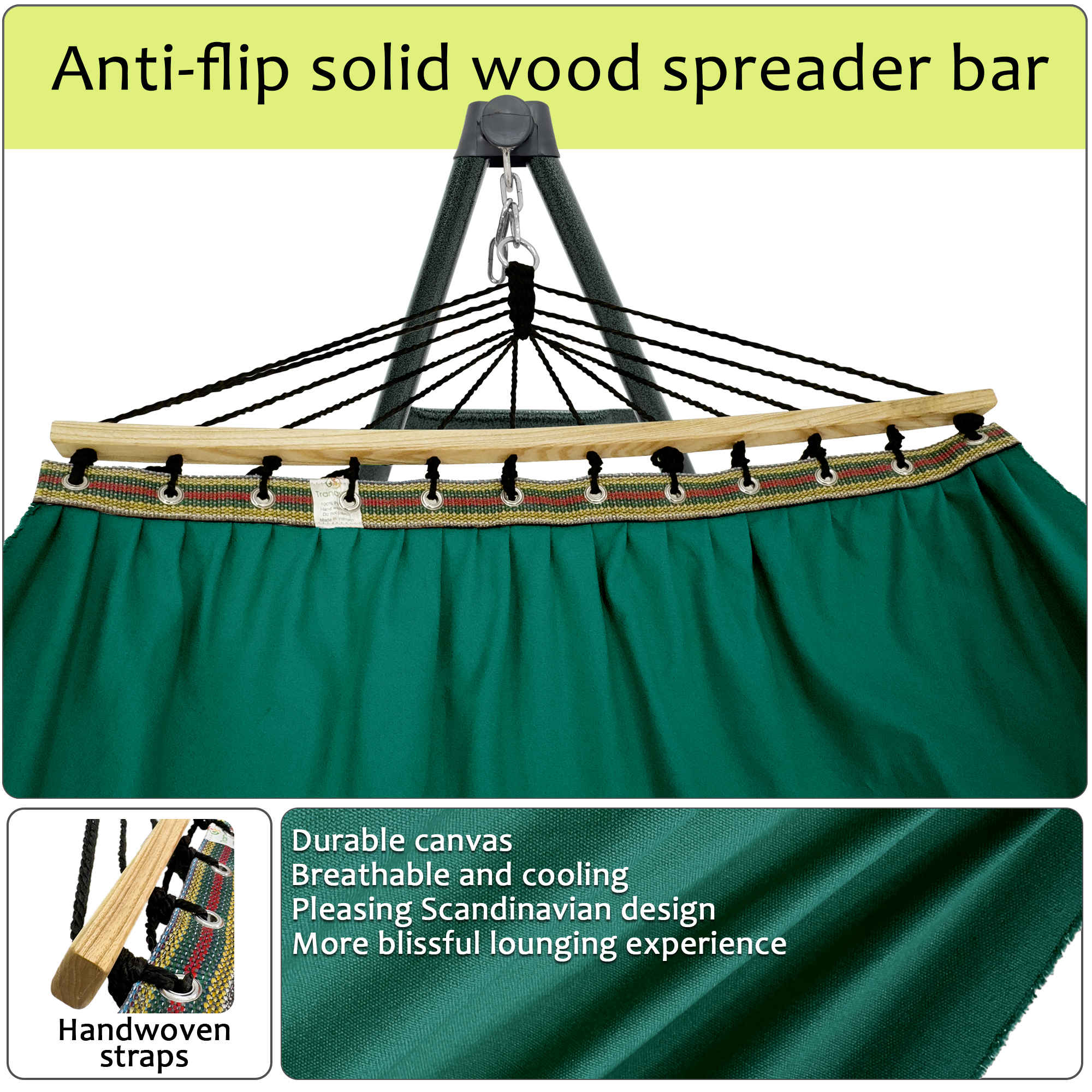 Tranquillo Universal Canvas Hammock - Medium Size