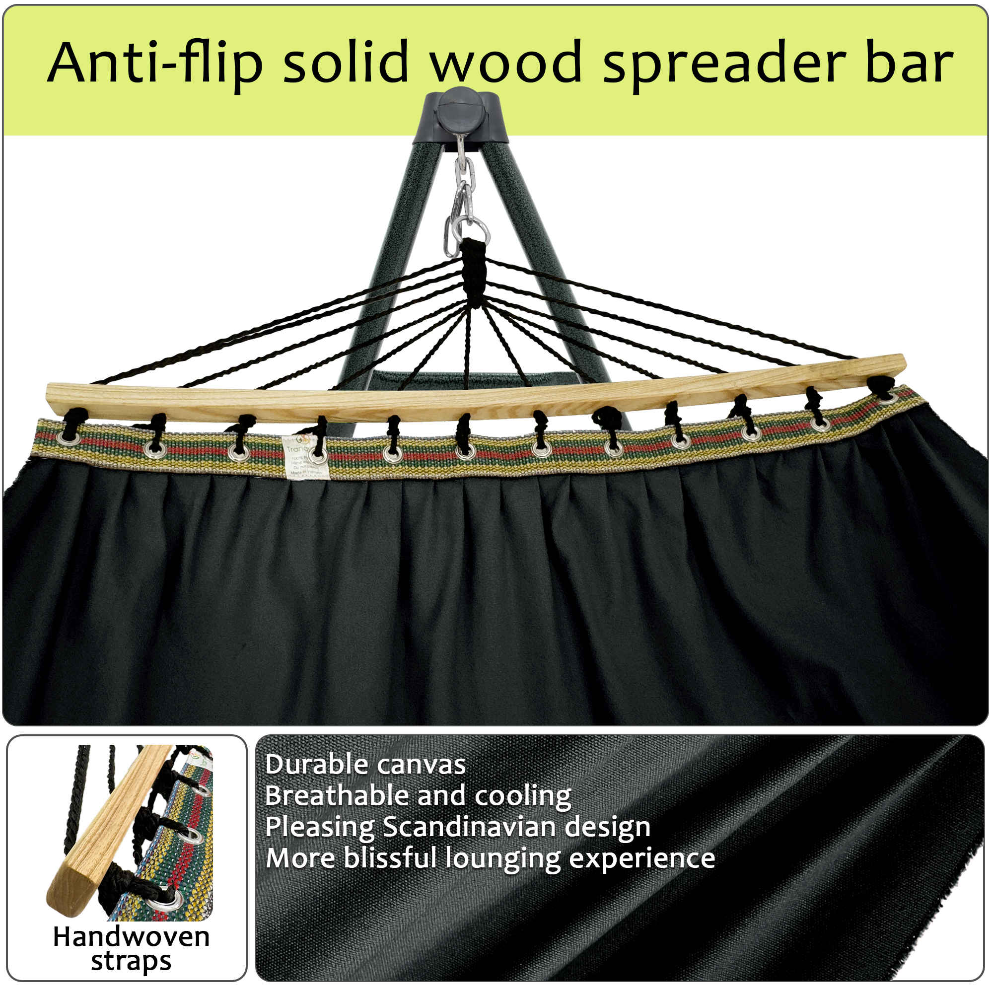 Tranquillo Universal Canvas Hammock - Medium Size