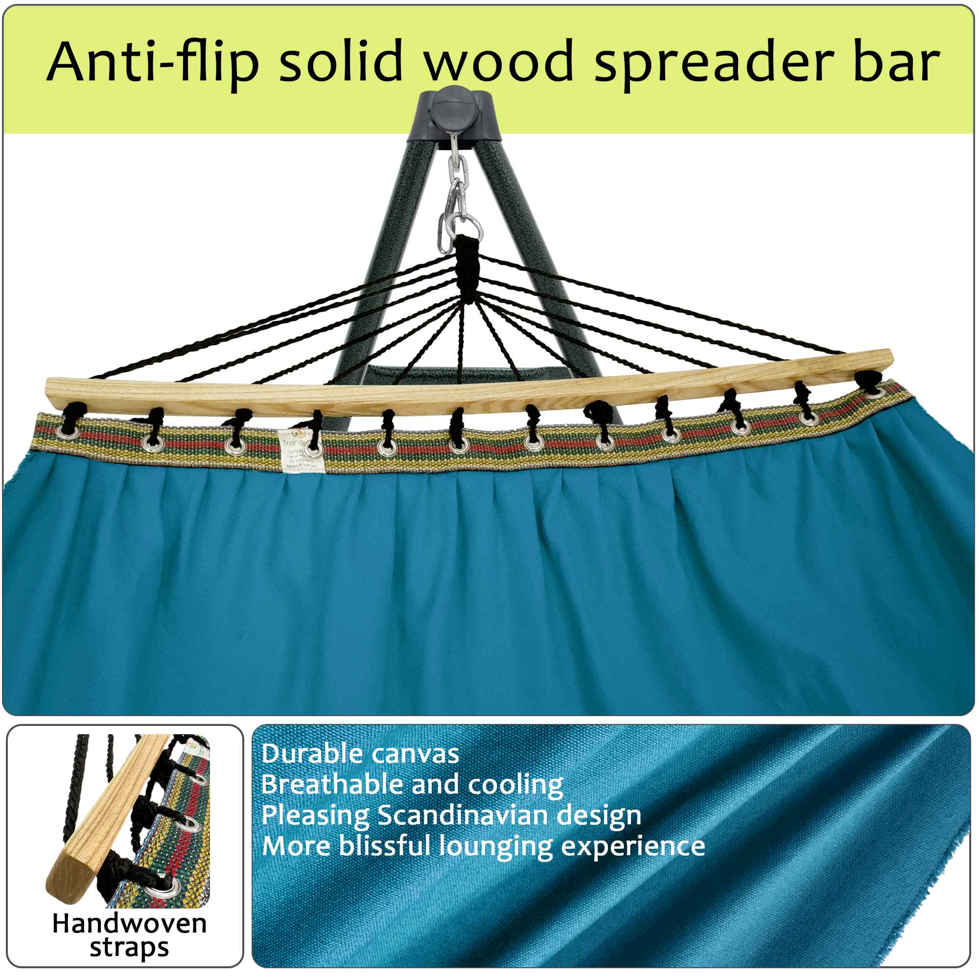 Tranquillo Universal Canvas Hammock - Medium Size