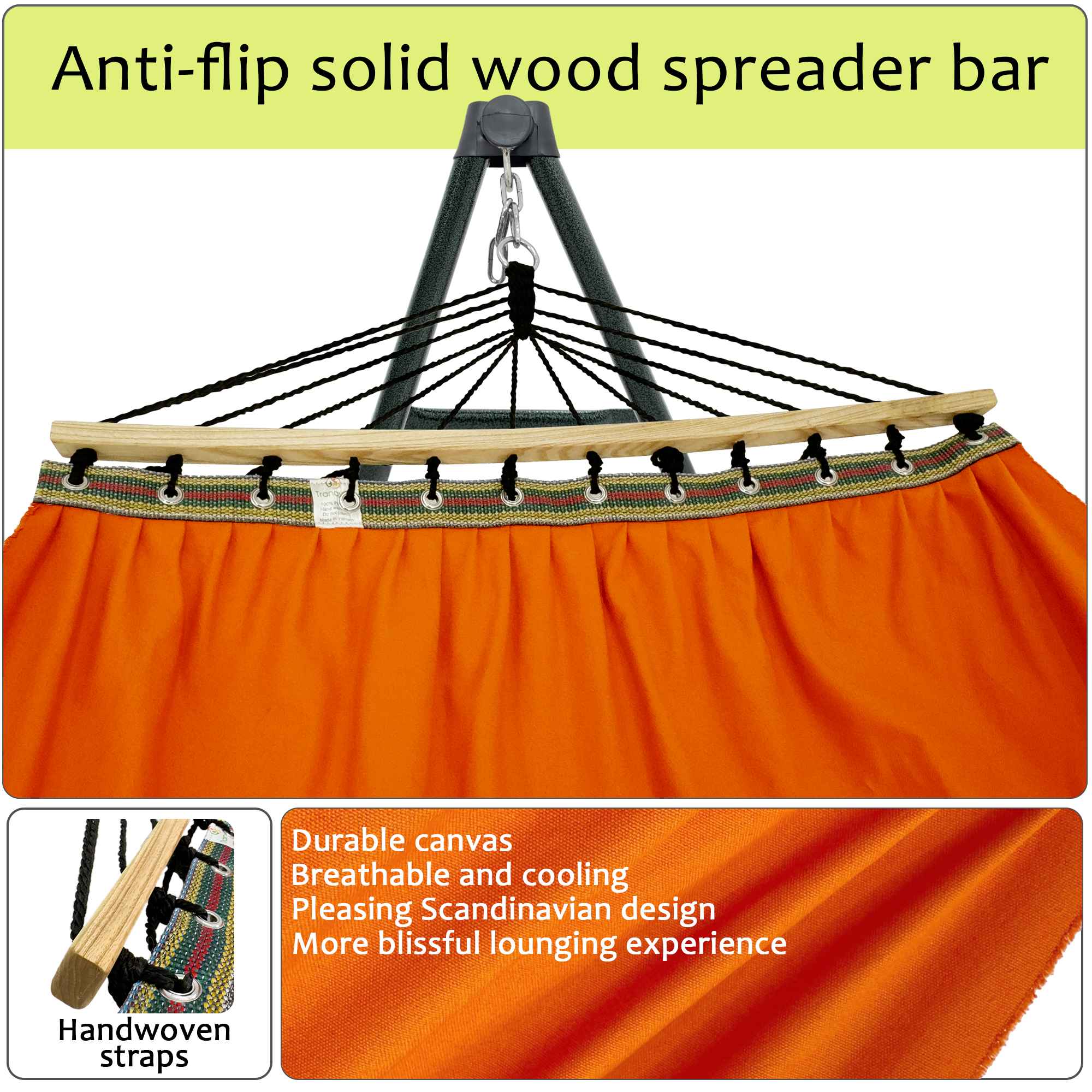 Tranquillo Universal Canvas Hammock - Medium Size