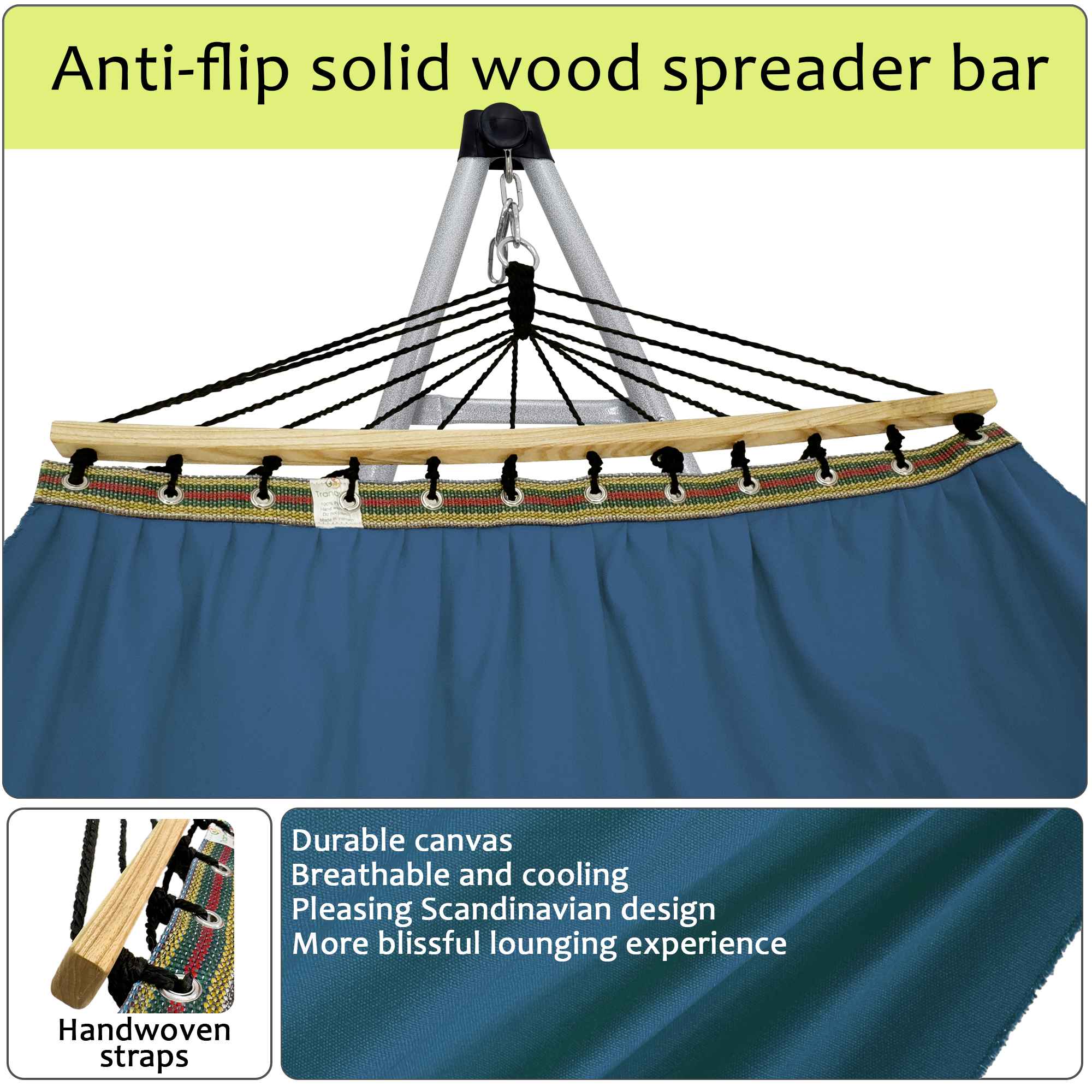 Tranquillo Universal Canvas Hammock - Medium Size