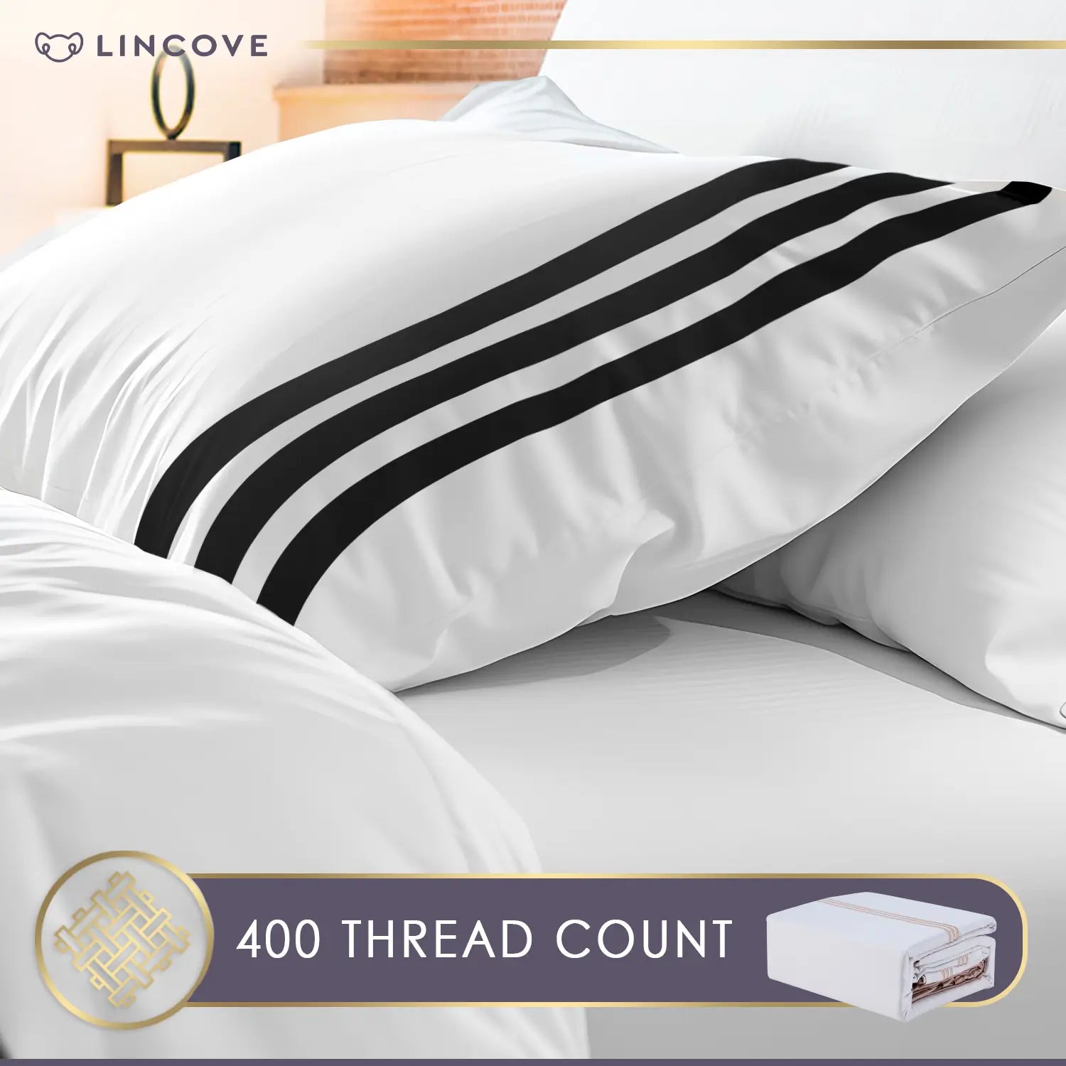 Tropez 100% Cotton Duvet Cover Set