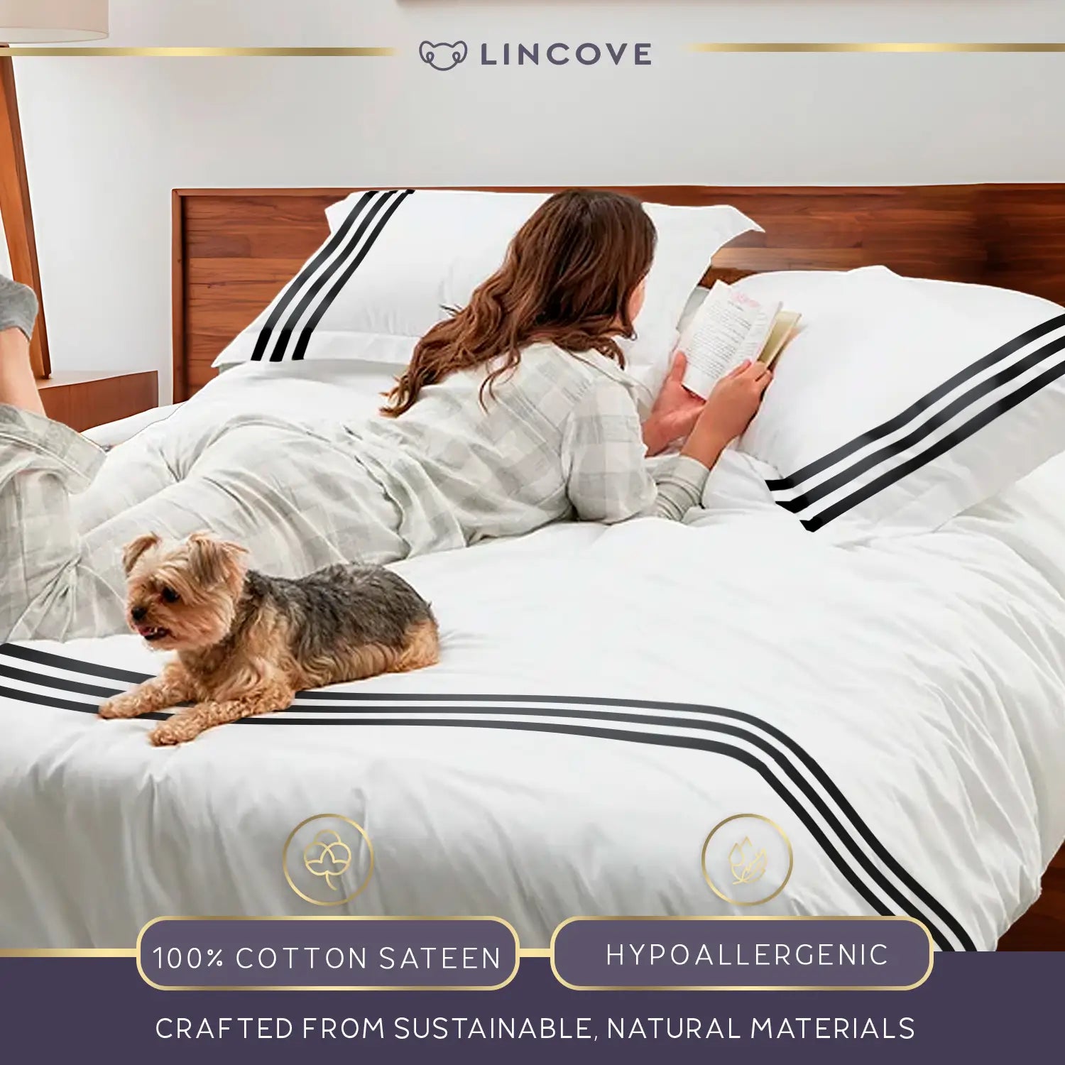Tropez 100% Cotton Duvet Cover Set
