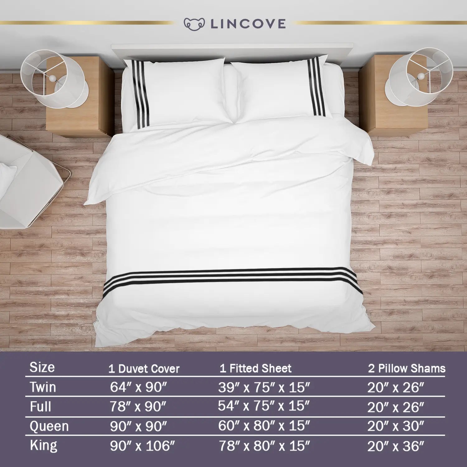 Tropez 100% Cotton Duvet Cover Set