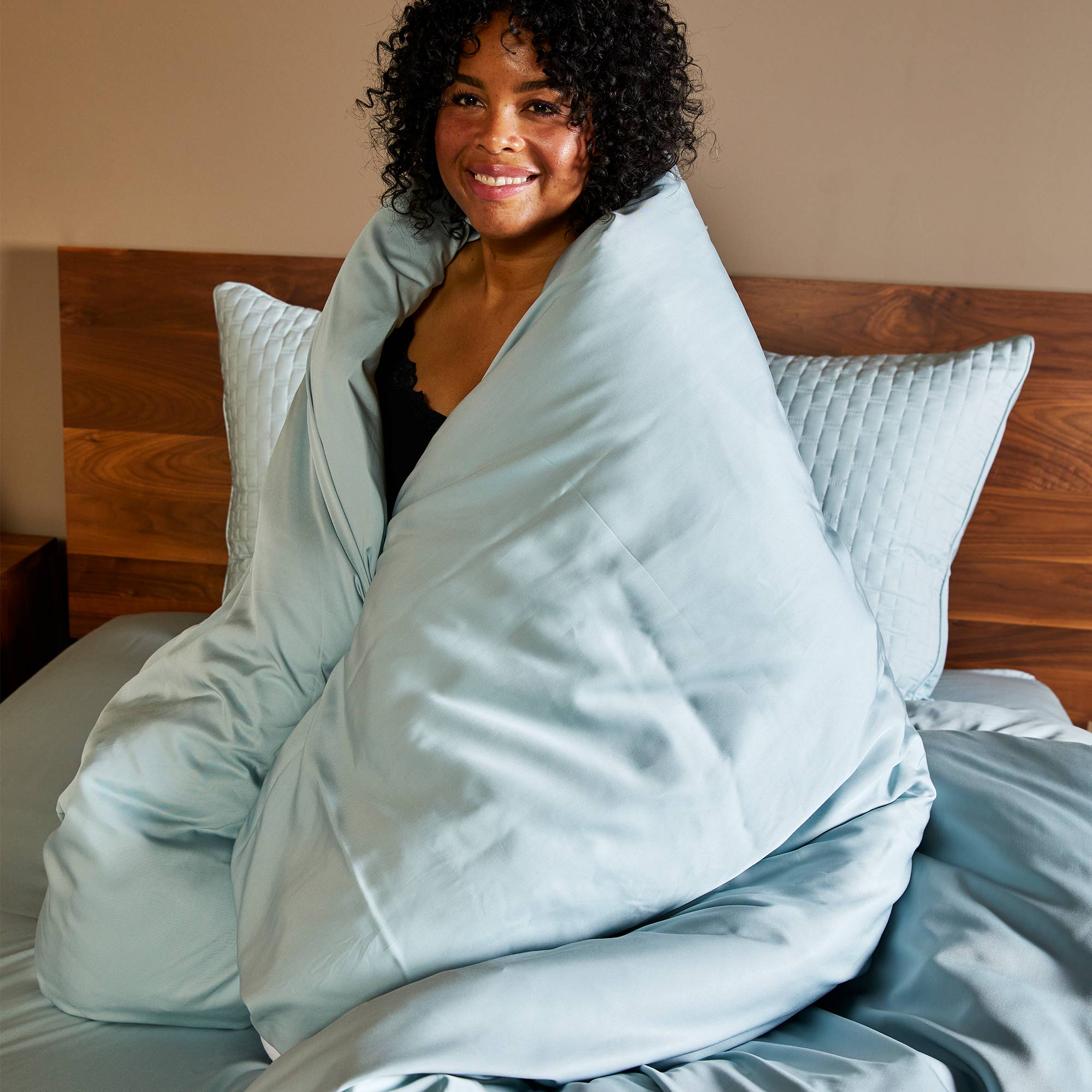 Bamboo Duvet Cover Set - 3pc - Sky