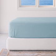 Bamboo Fitted Sheet - Sky