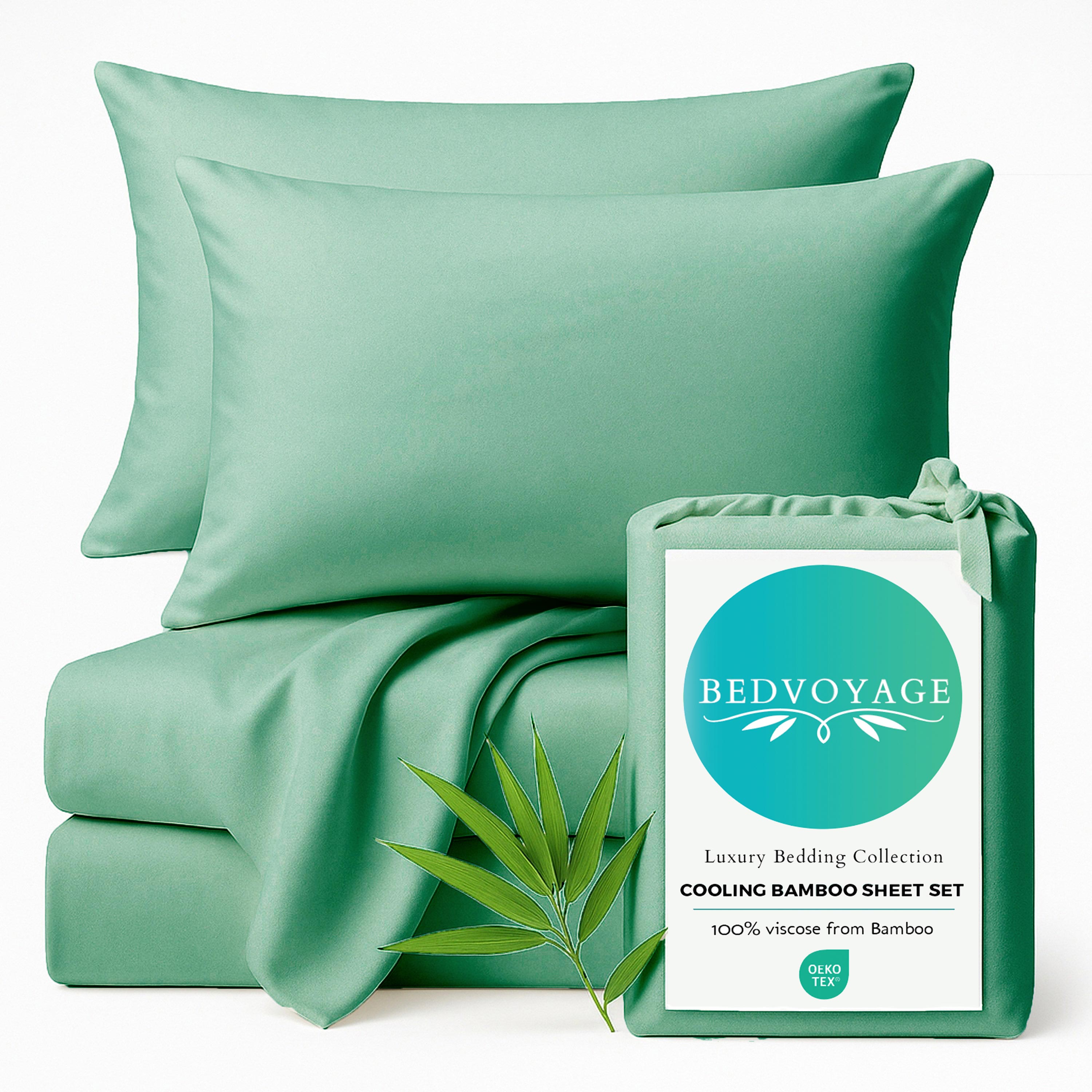 Bamboo Bed Sheet Set - Seaglass