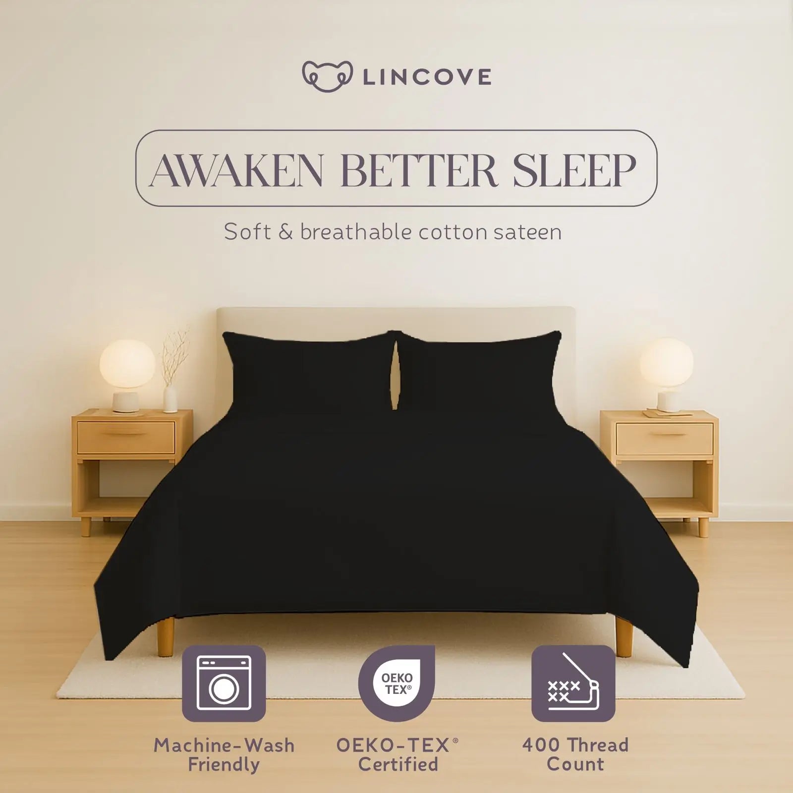 100% Cotton Sheet Set | Luxe Hotel Collection