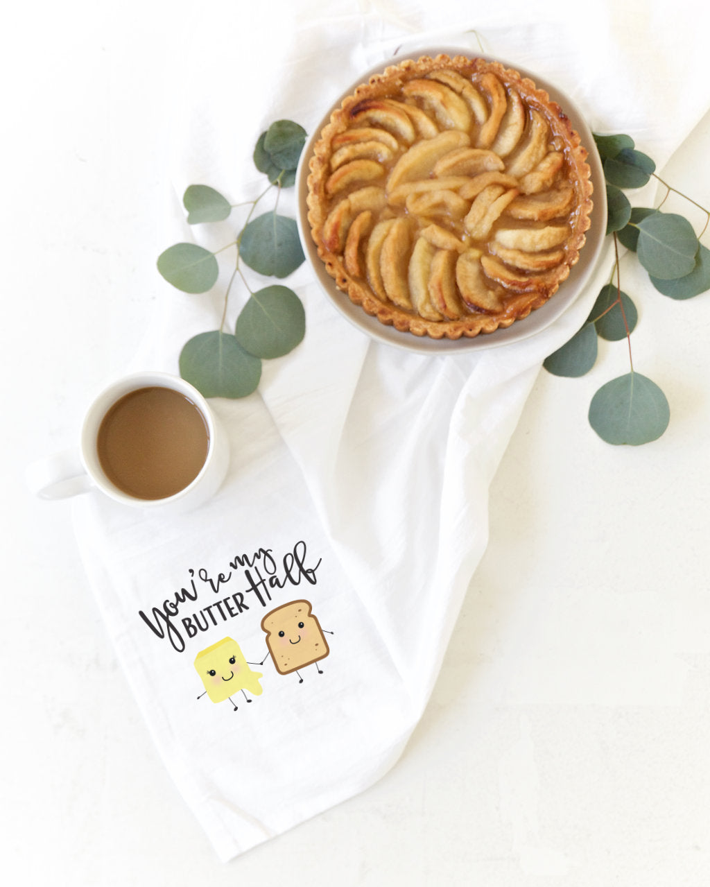 The Cotton and Canvas Co. You're My Butter Half Kitchen Tea Towel