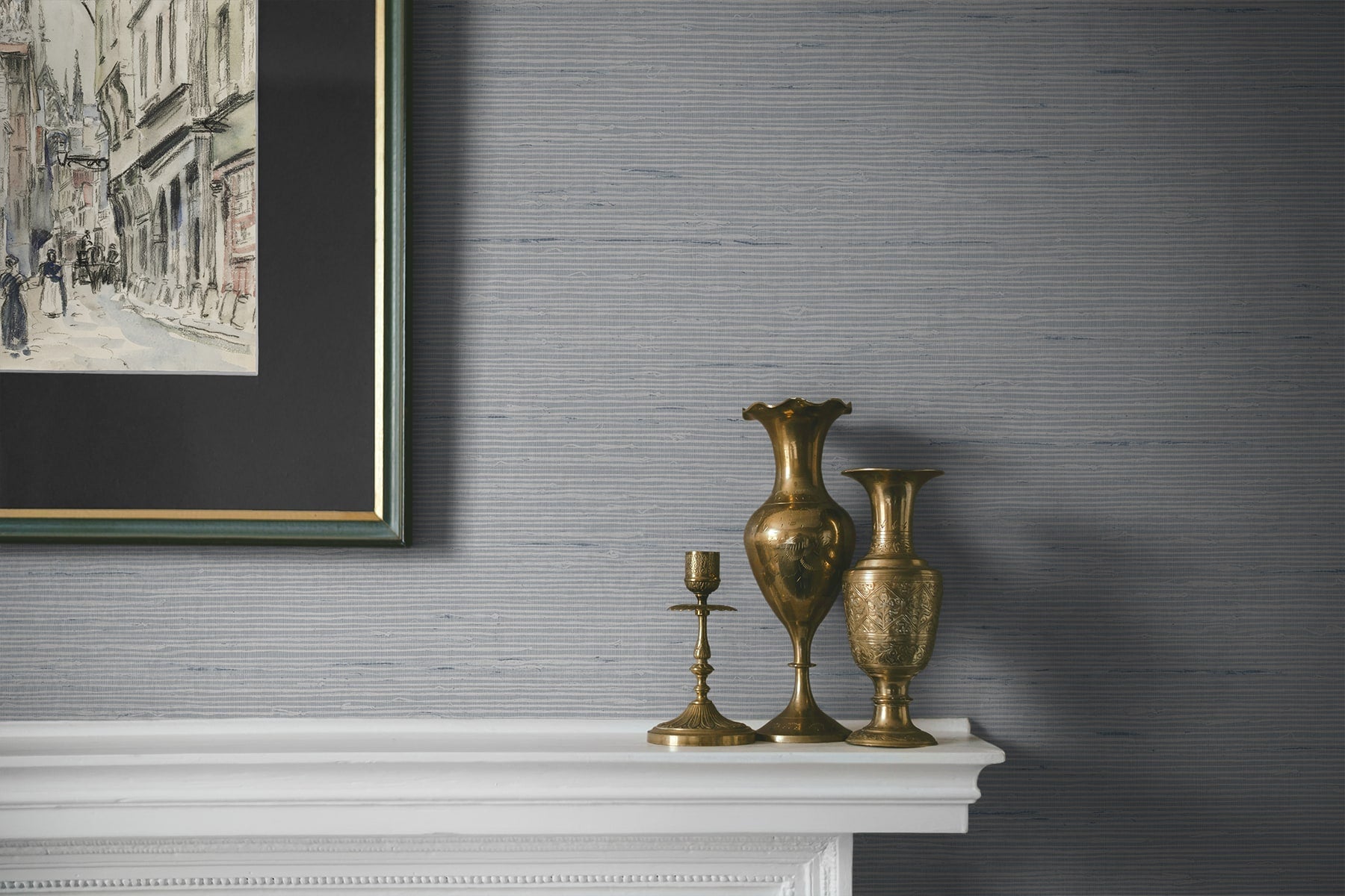 A Lot More Textures Vantaa Faux Grasscloth Embossed Vinyl Unpasted Wallpaper