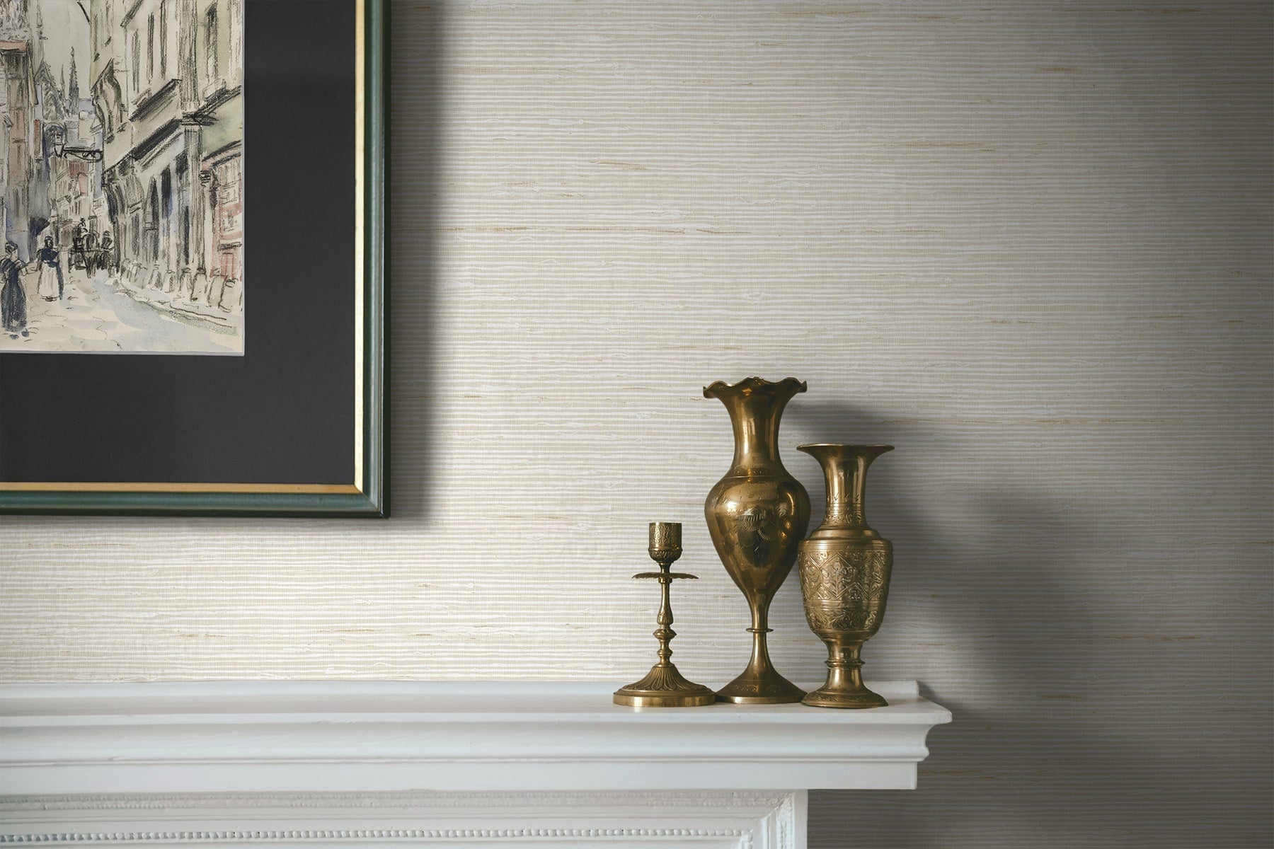 A Lot More Textures Vantaa Faux Grasscloth Embossed Vinyl Unpasted Wallpaper