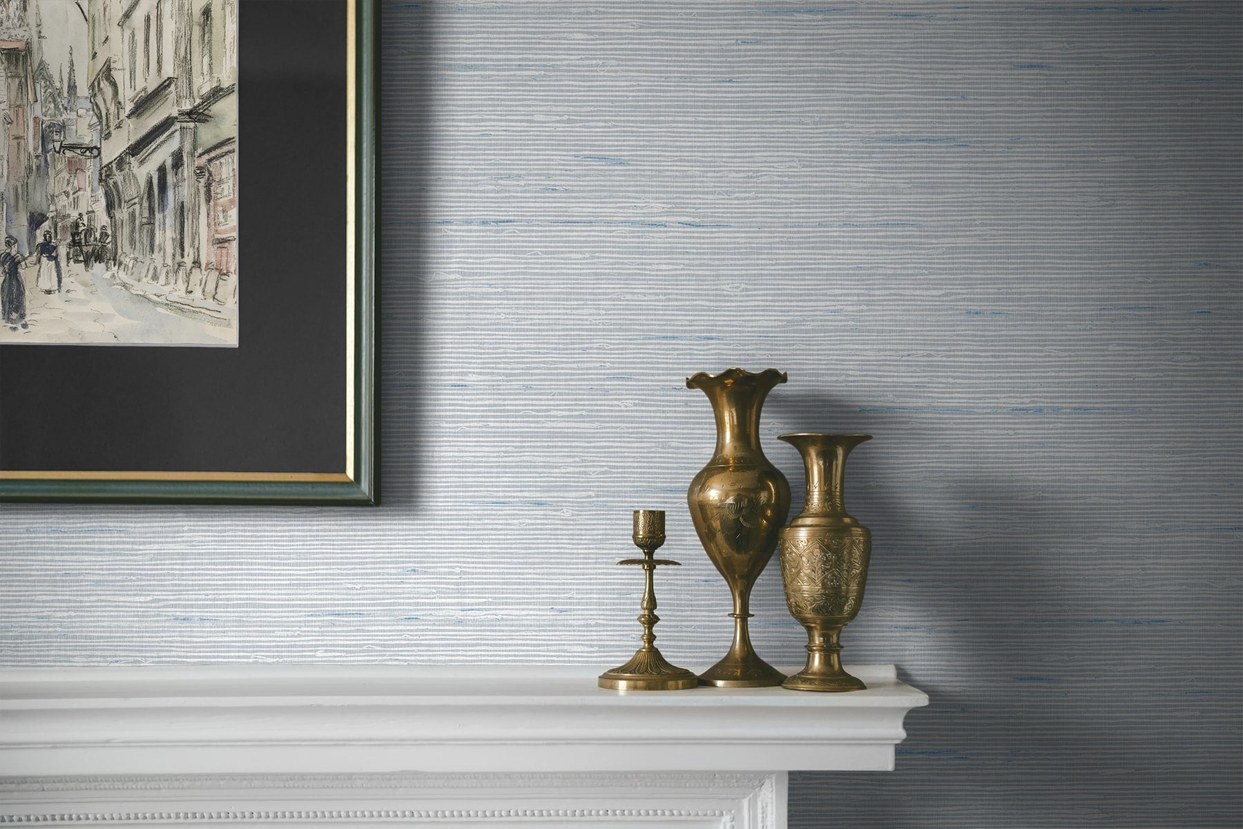 A Lot More Textures Vantaa Faux Grasscloth Embossed Vinyl Unpasted Wallpaper