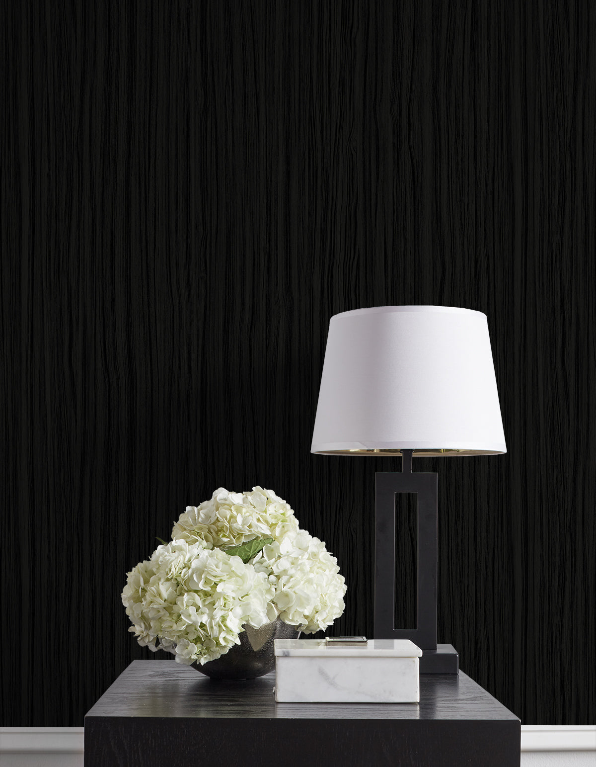 A Lot More Textures Salo Faux Stria Embossed Vinyl Unpasted Wallpaper