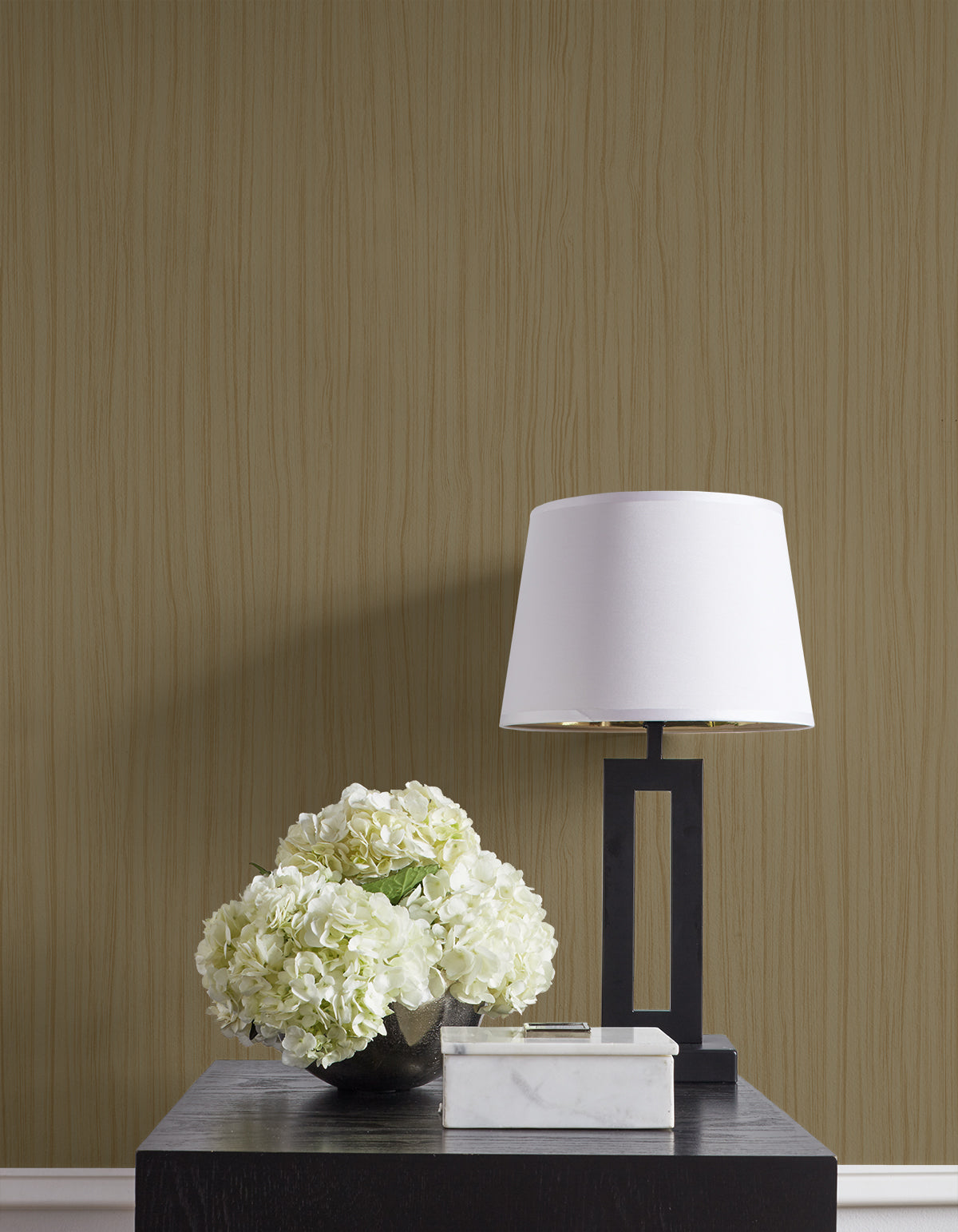 A Lot More Textures Salo Faux Stria Embossed Vinyl Unpasted Wallpaper