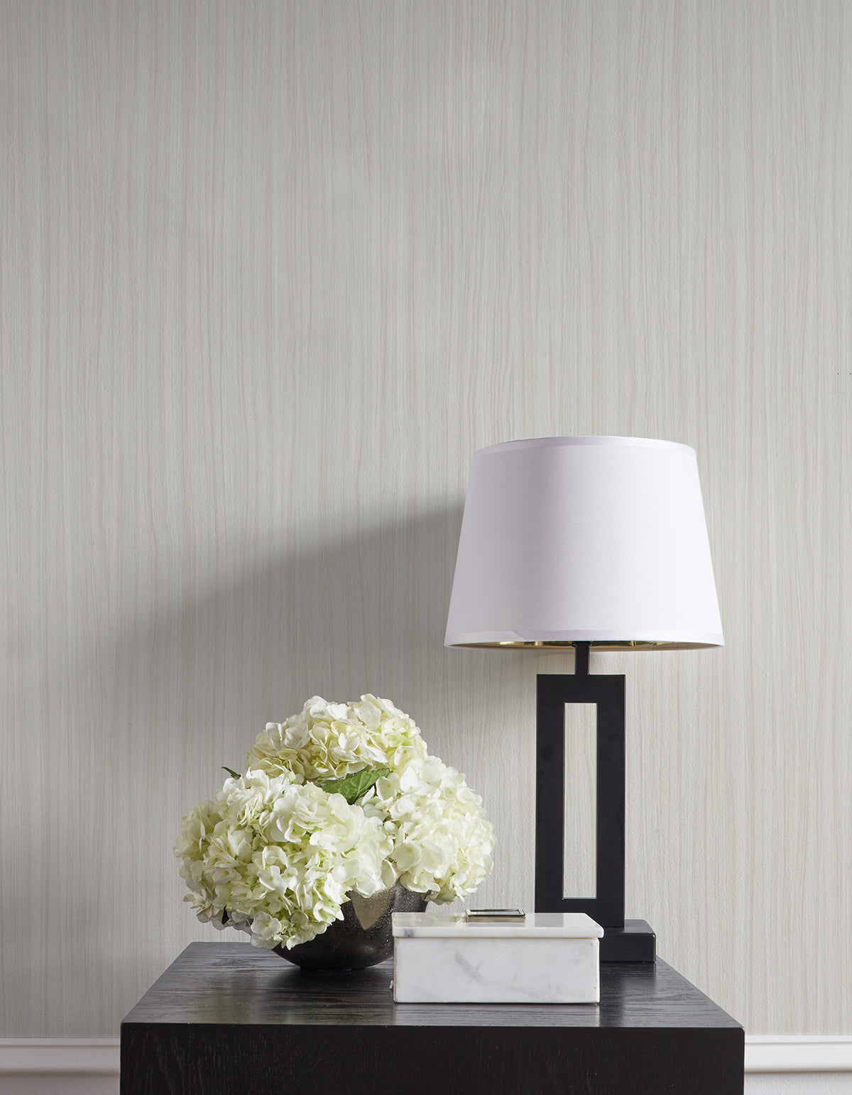 A Lot More Textures Salo Faux Stria Embossed Vinyl Unpasted Wallpaper