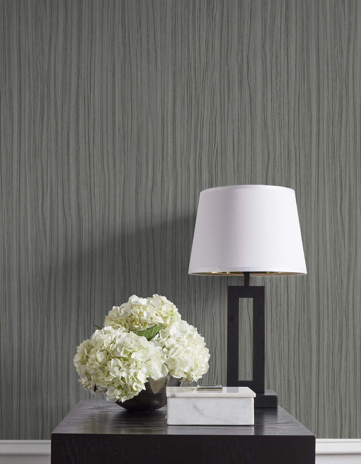 A Lot More Textures Salo Faux Stria Embossed Vinyl Unpasted Wallpaper