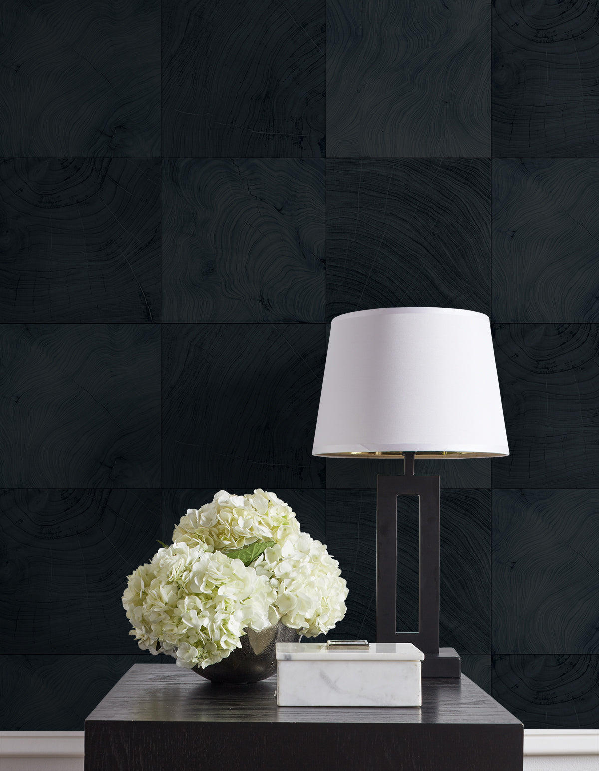 A Lot More Textures Kemi Faux Wood Block Embossed Vinyl Unpasted Wallpaper