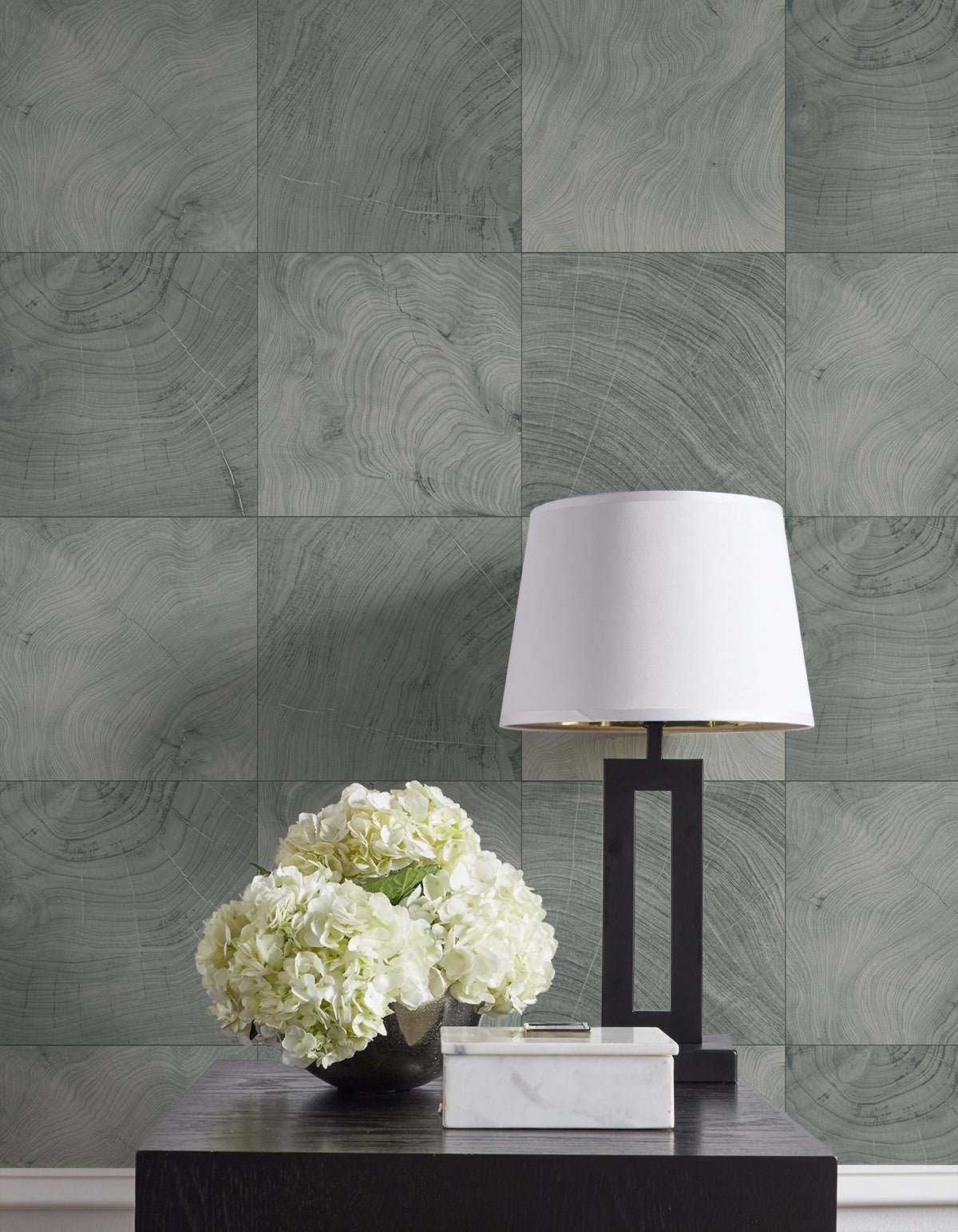 A Lot More Textures Kemi Faux Wood Block Embossed Vinyl Unpasted Wallpaper