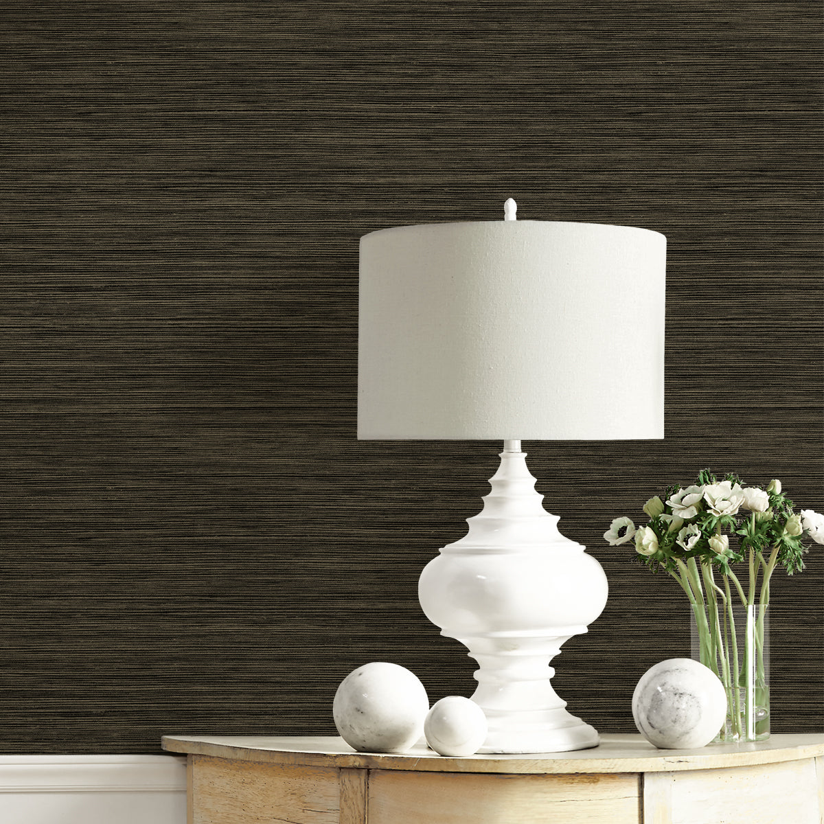 A Lot More Textures Rauma Faux Grasscloth Embossed Vinyl Unpasted Wallpaper