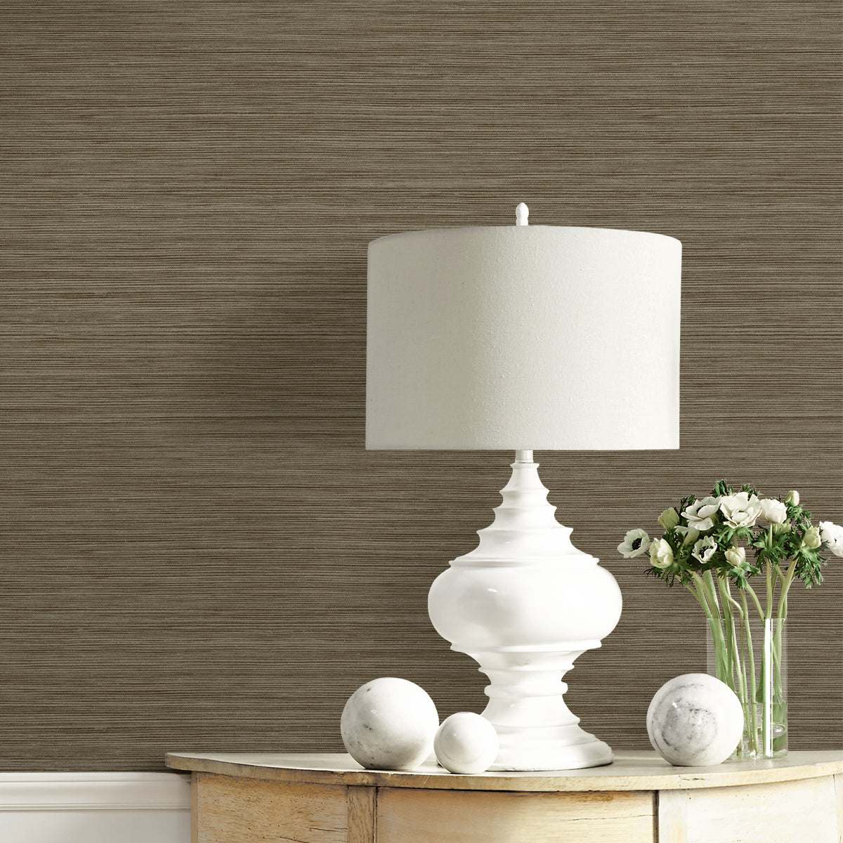 A Lot More Textures Rauma Faux Grasscloth Embossed Vinyl Unpasted Wallpaper