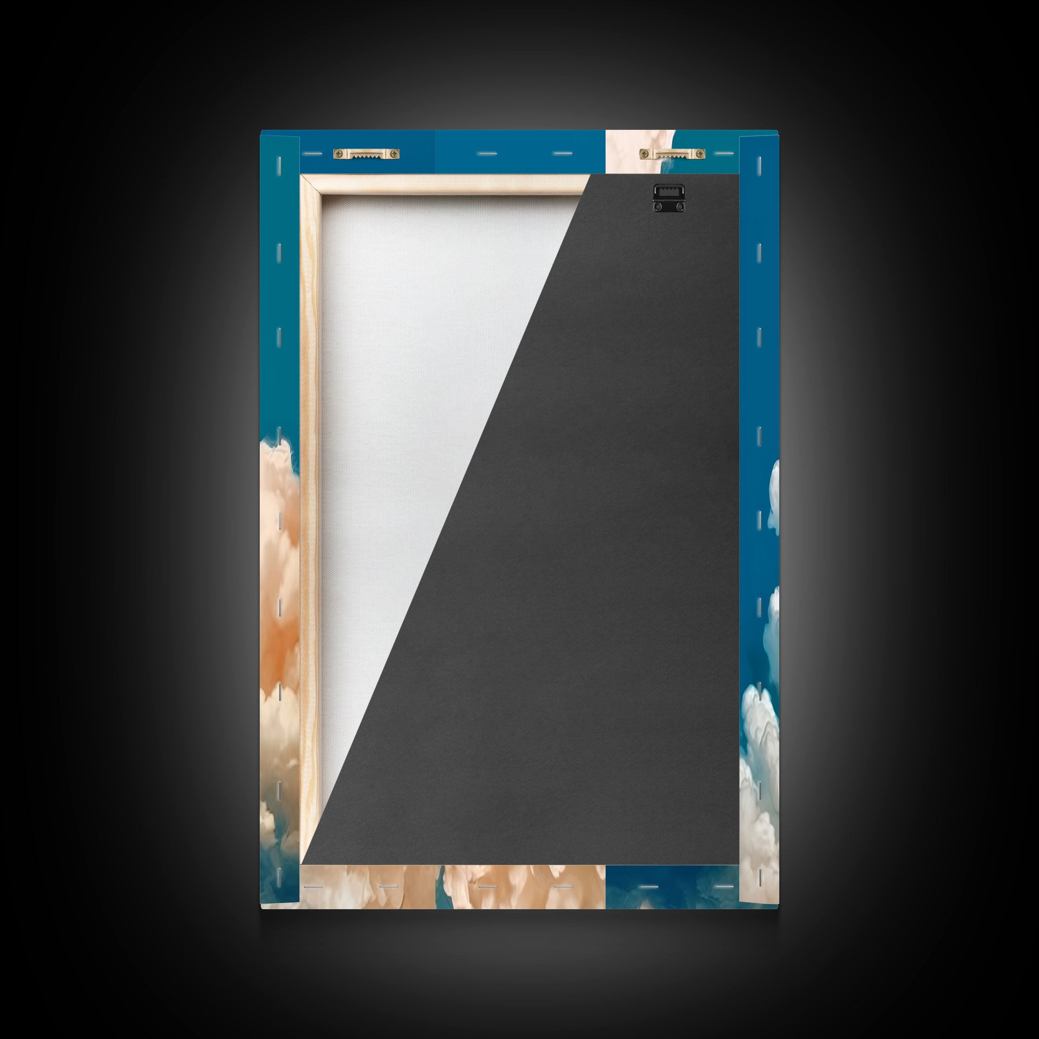 Cloud Wall Art Triptych 3 Piece Set
