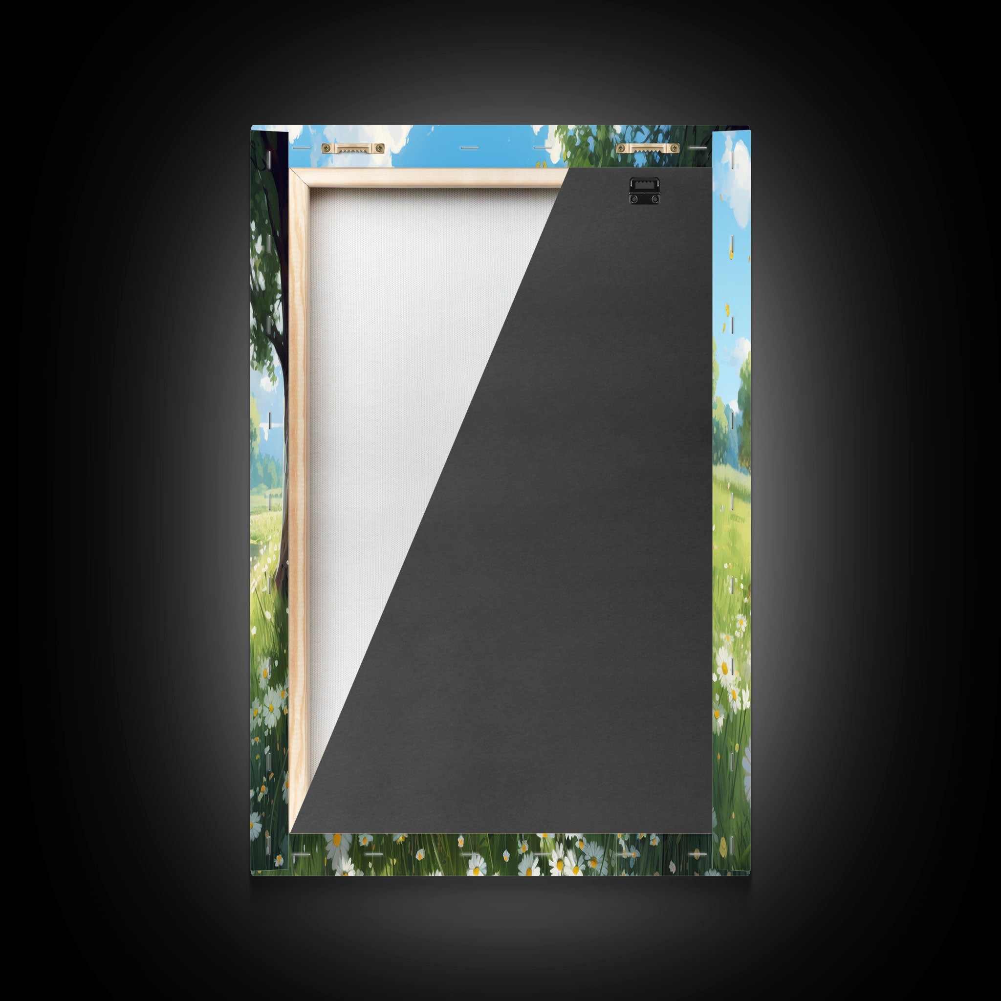 Wildflower Meadow, Canvas Print, 3 Piece Wall Art