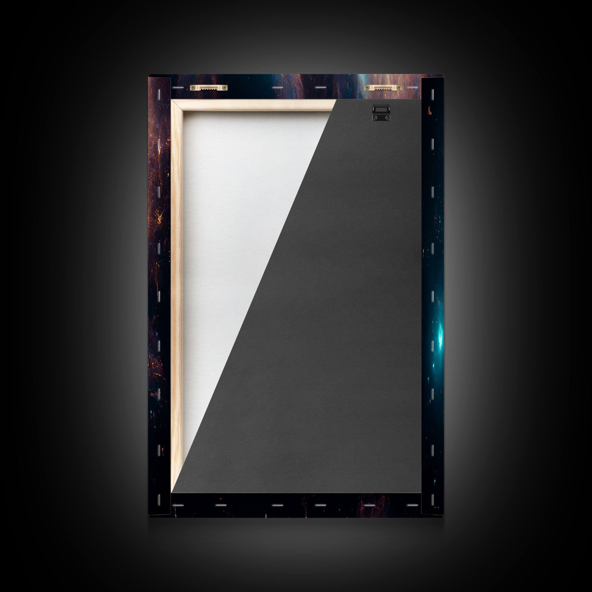 Galaxy of Stars, String Theory, 3 Piece Wall Art, Ready To Hang Canvas Print