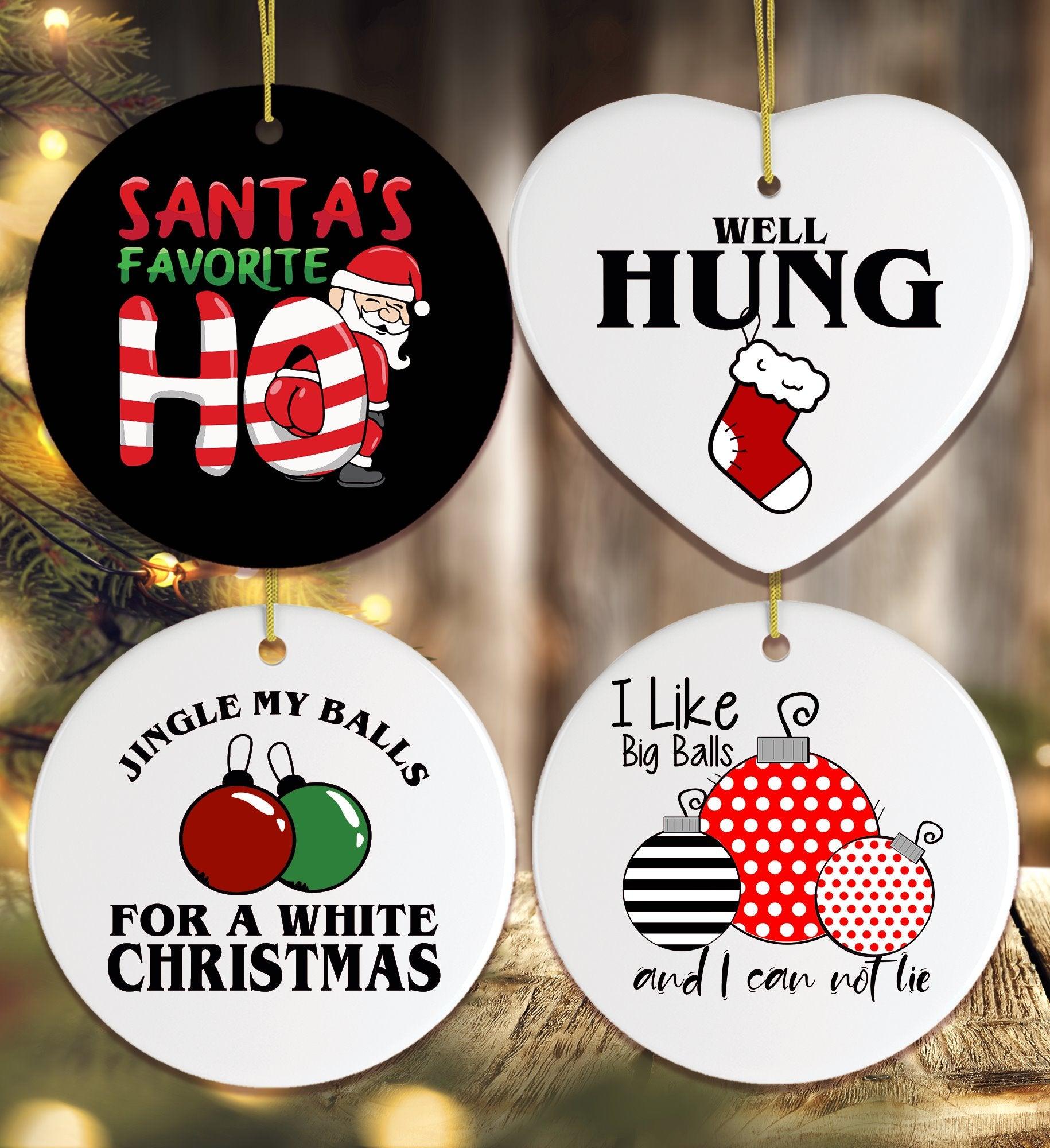 Dirty Joke Christmas Ornament Bundle Ornament Bundle OrnamentallyYou 
