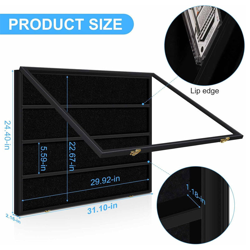 Large Sports Card Display Cases For Football, Basketball, Hockey cards