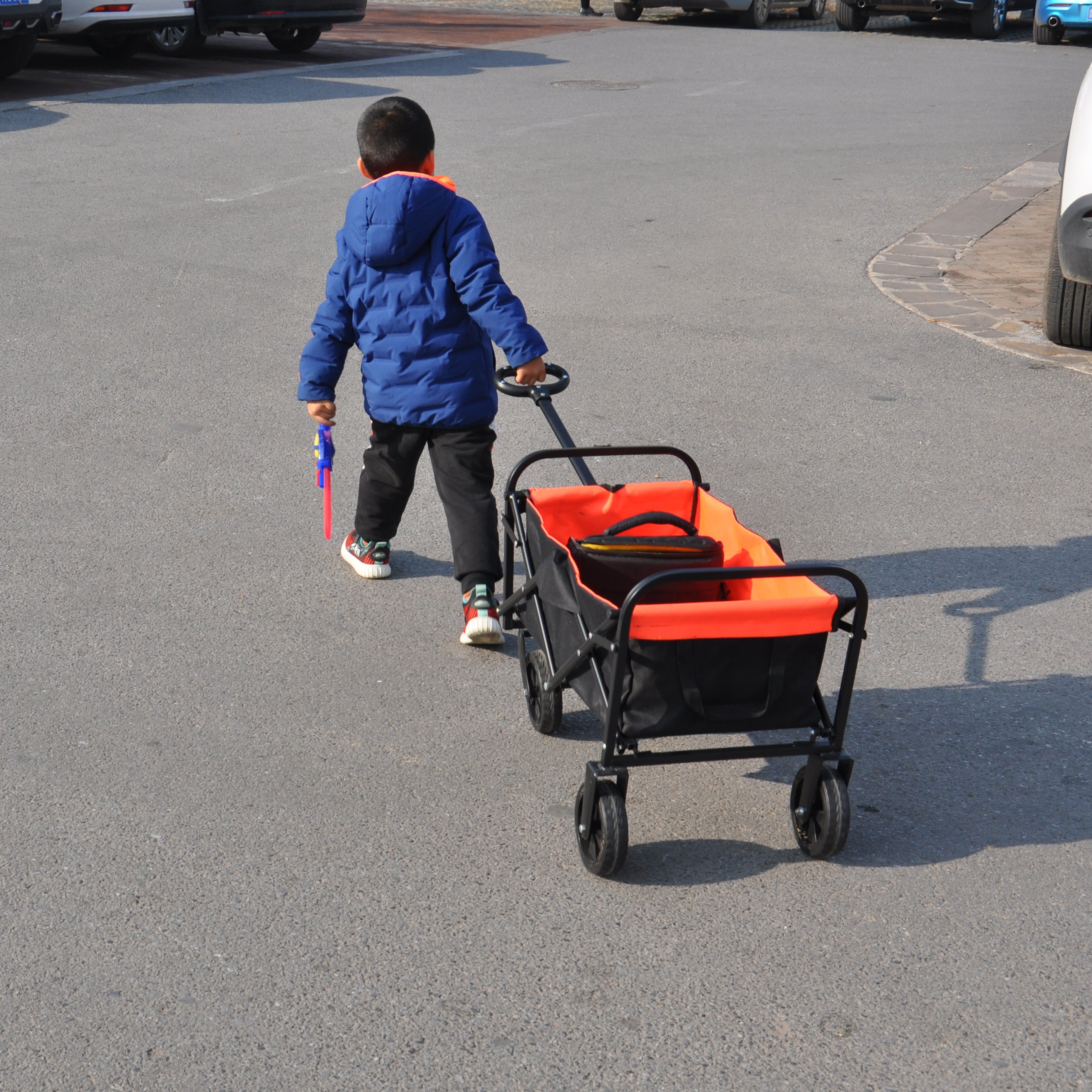 Folding Wagon Garden Shopping Beach Cart