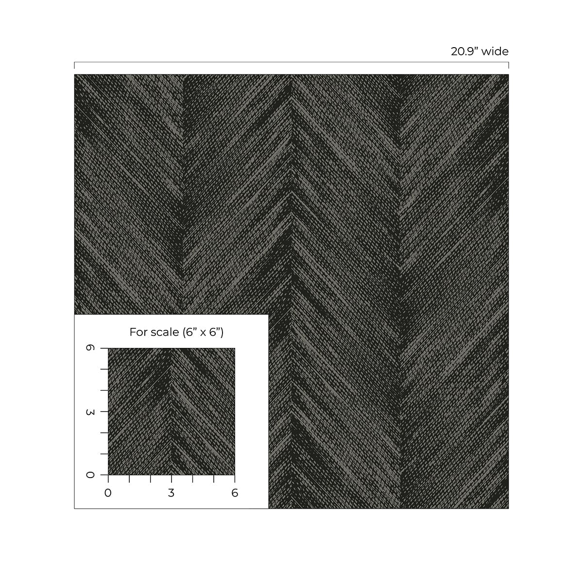 Geometric Textures Otto Chevron Unpasted Wallpaper