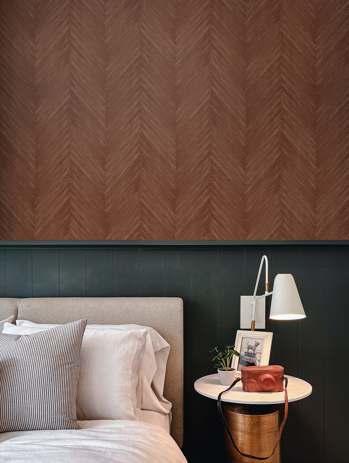 Geometric Textures Otto Chevron Unpasted Wallpaper