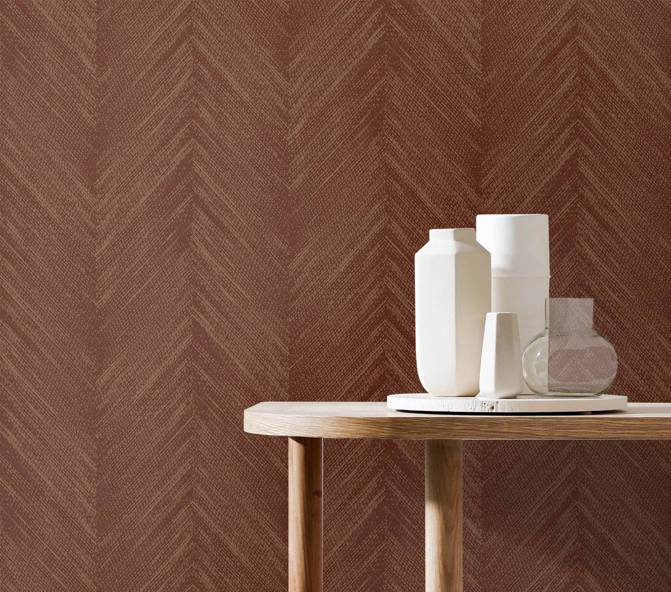 Geometric Textures Otto Chevron Unpasted Wallpaper