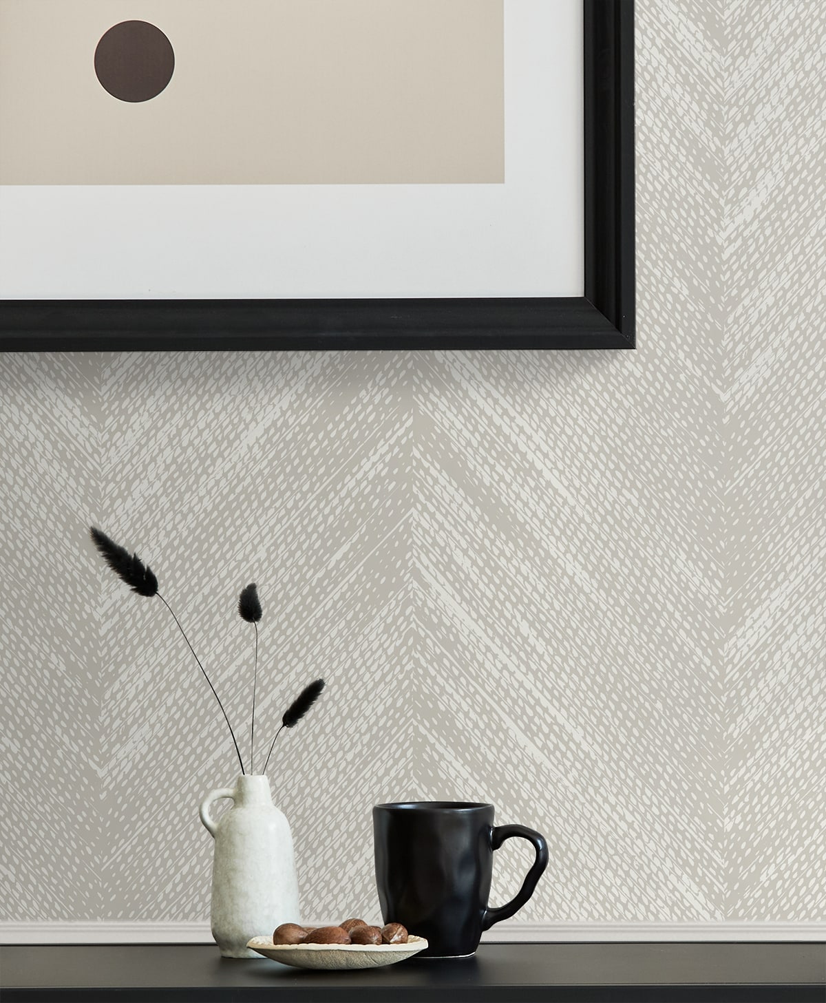 Geometric Textures Otto Chevron Unpasted Wallpaper