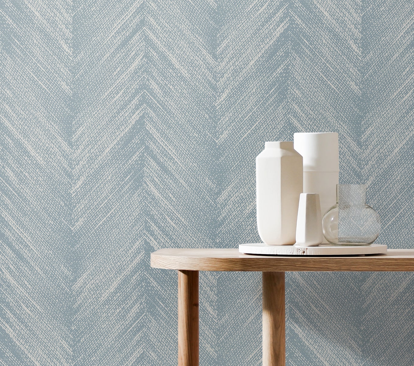 Geometric Textures Otto Chevron Unpasted Wallpaper