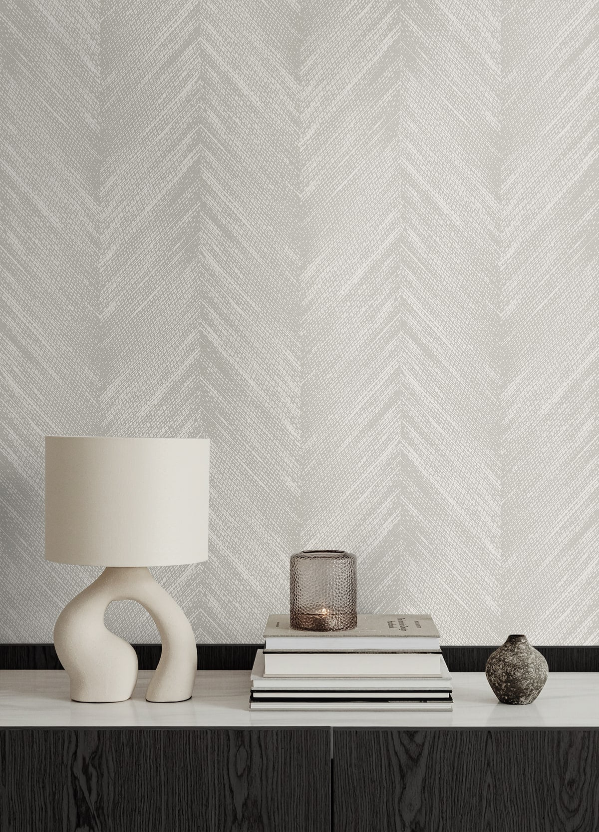 Geometric Textures Otto Chevron Unpasted Wallpaper