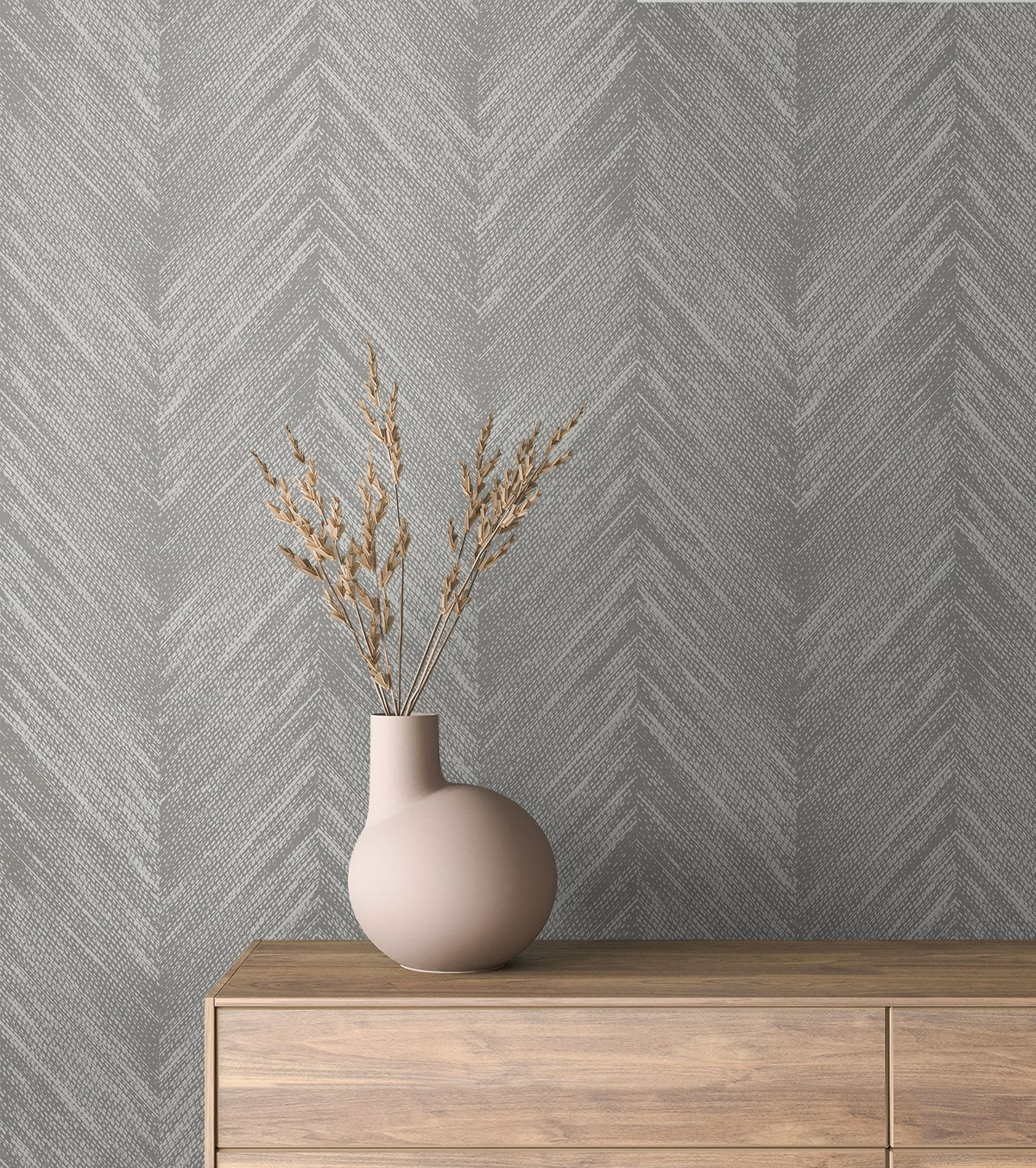 Geometric Textures Otto Chevron Unpasted Wallpaper