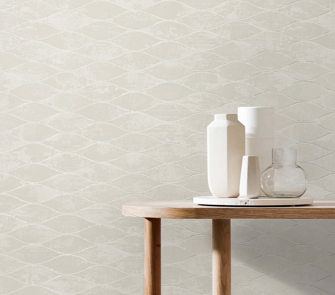 Geometric Textures Piccola Ogee Unpasted Wallpaper