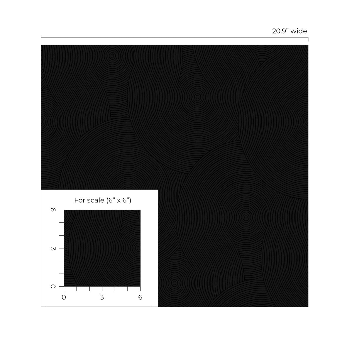Swirl Geometric Prepasted Wallpaper