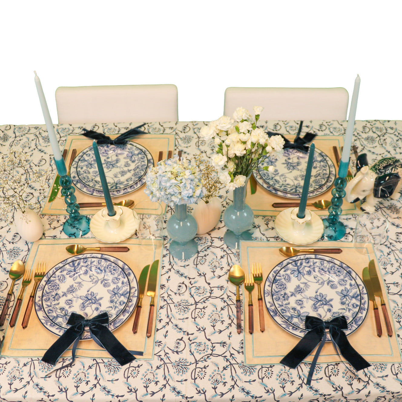 Eleanor Royal Blue Tablecloth